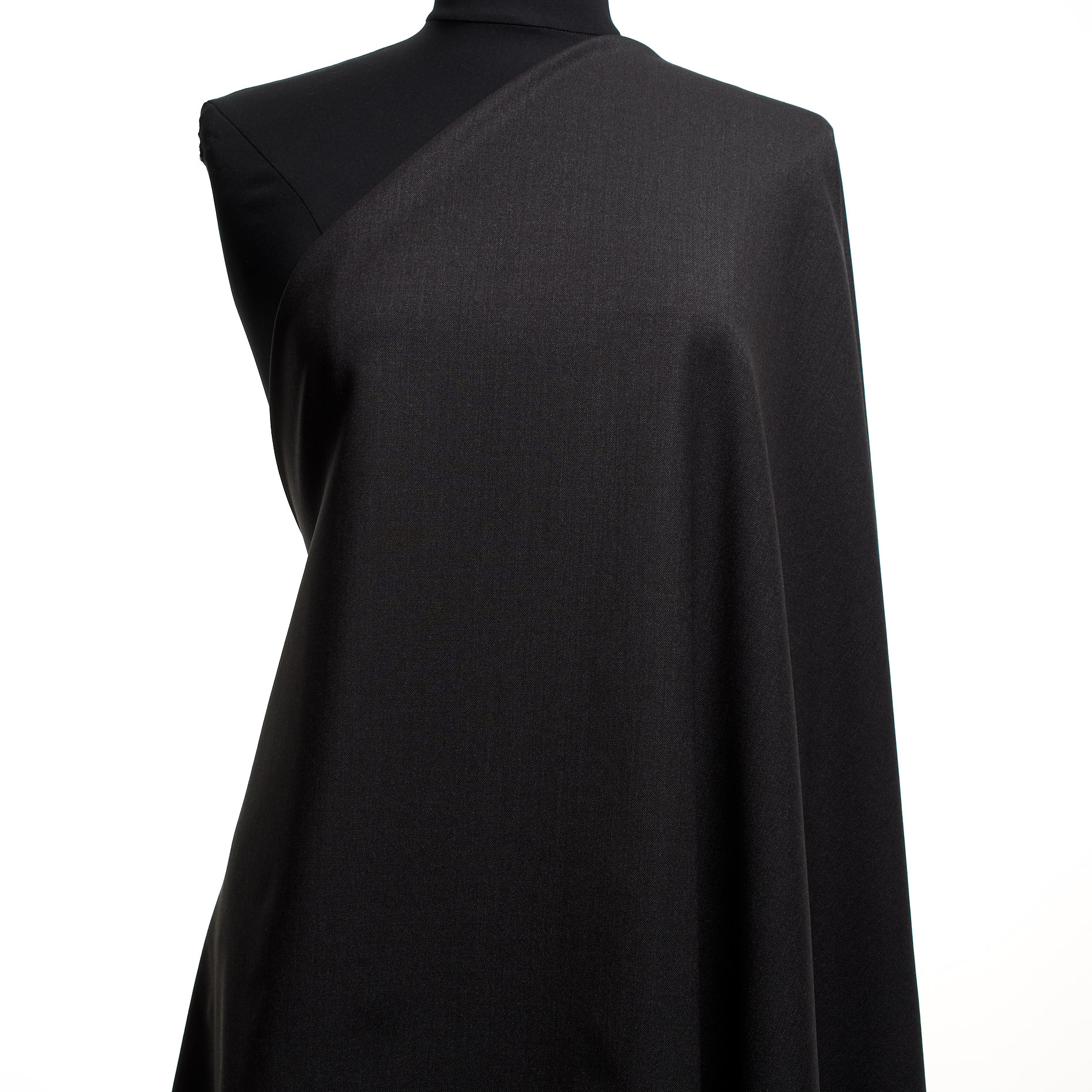 TWILL, VIRGIN WOOL, CASHMERE BLEND, BLACKENED PEARL (F000044001) - Mannequin