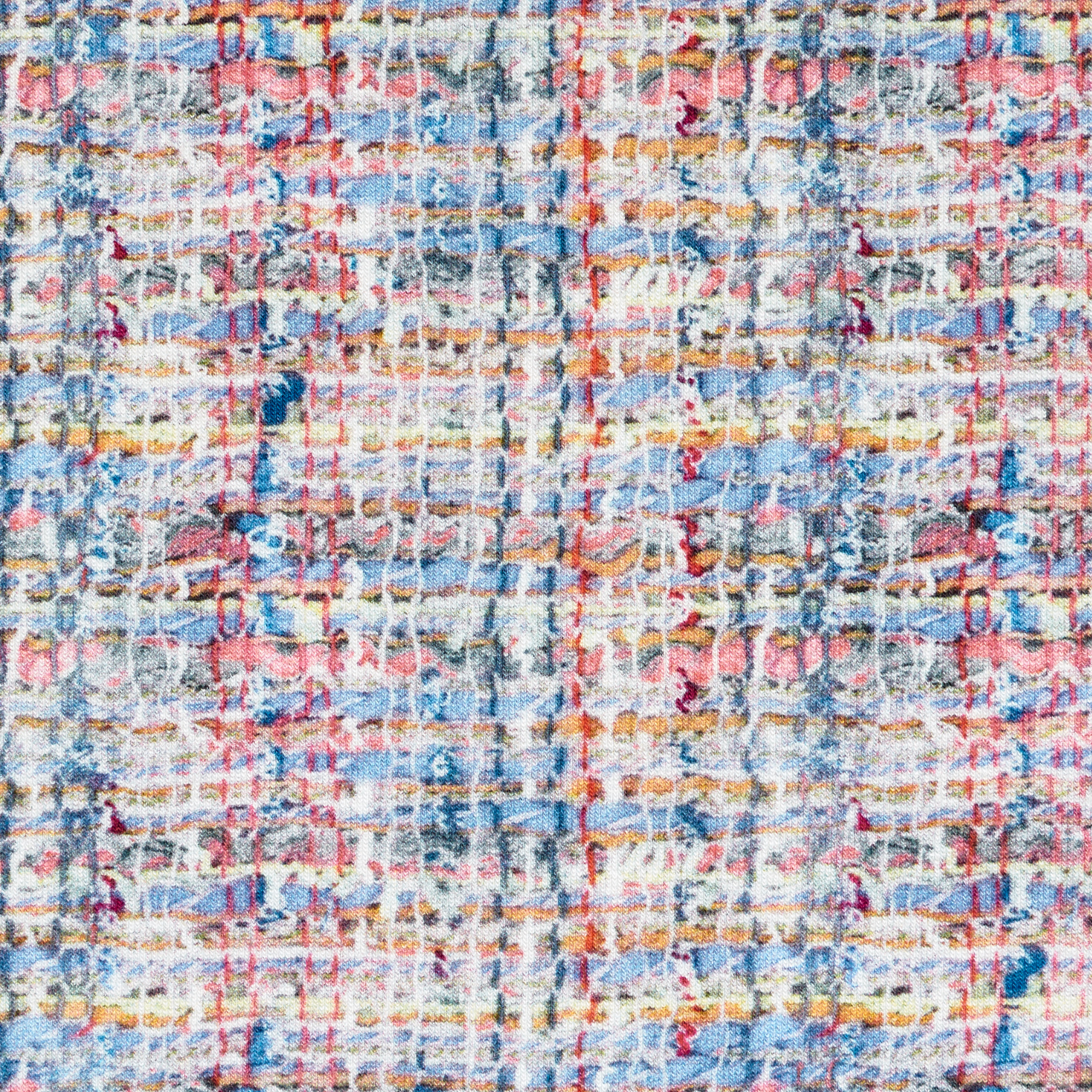 SINGLE JERSEY, COTTON, PRINTED, MULTICOLOR (F000030443) - Texture