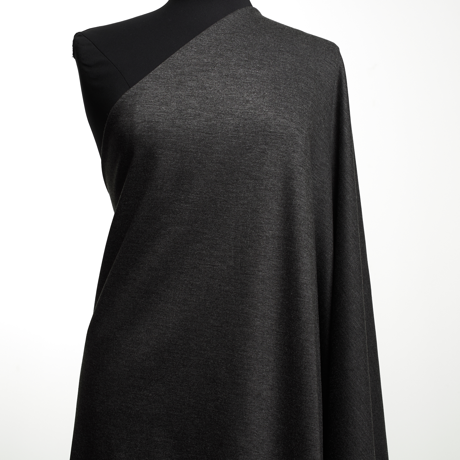 JERSEY, VISCOSE, MELANGE, BLACKENED PEARL (F000034743) - Mannequin