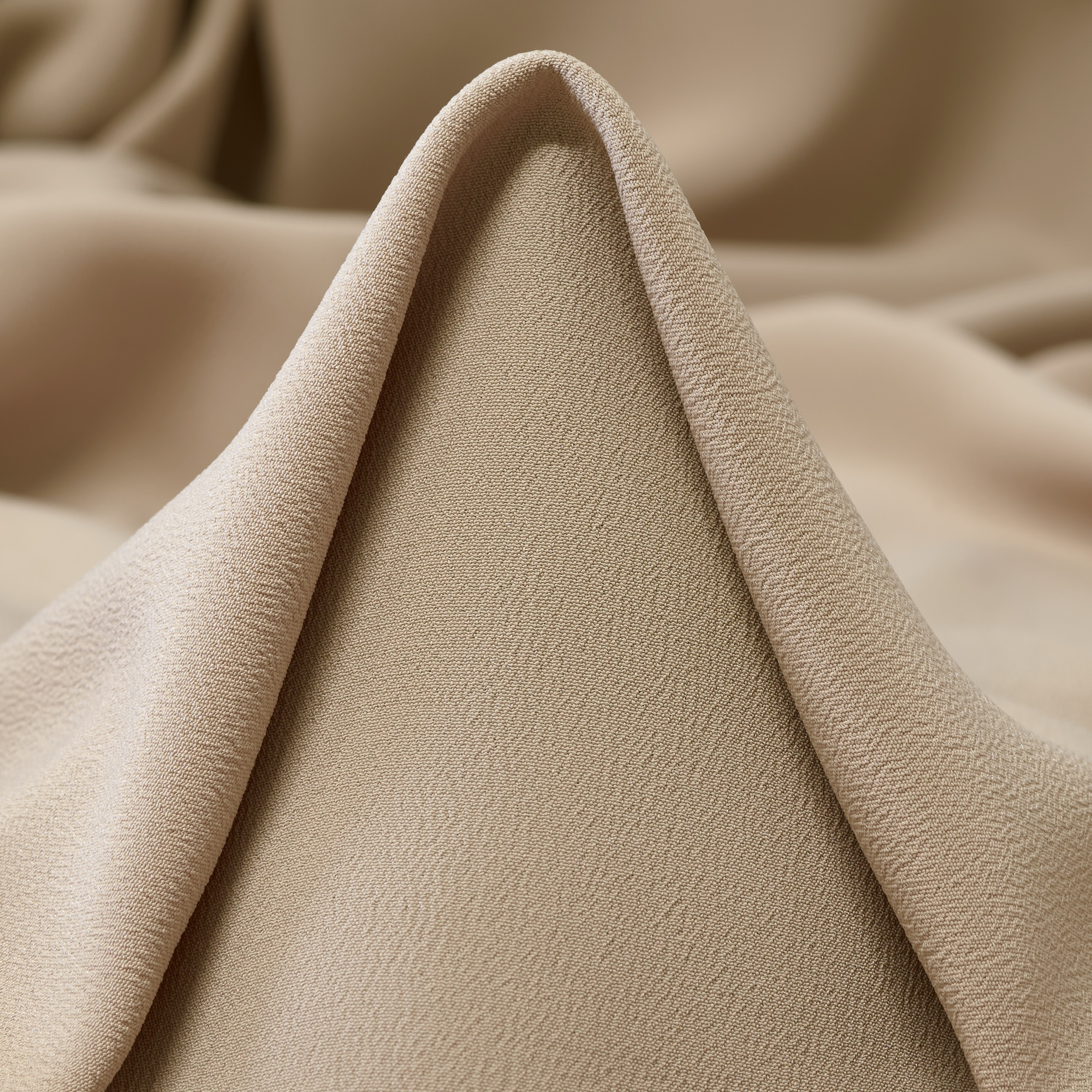 CRÊPE, ACETATE, SILK, LIGHT TAUPE (F000049152)