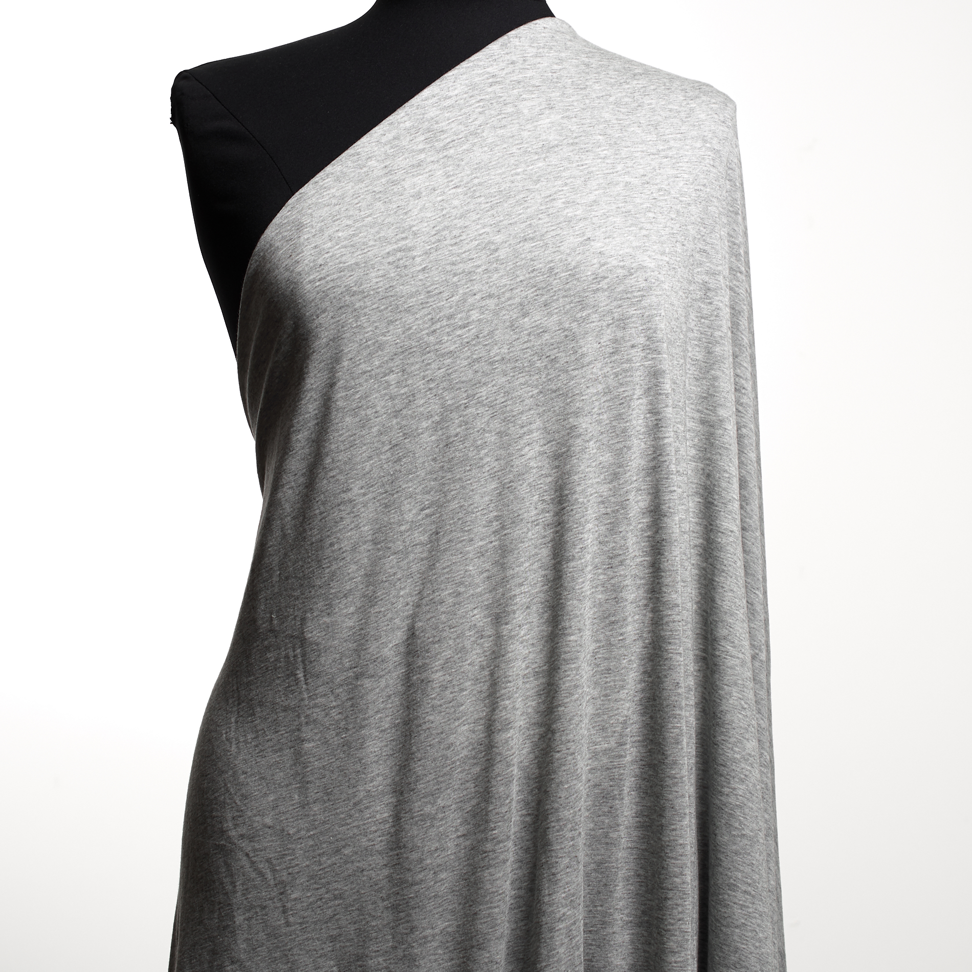 Single Jersey, Viscosa, Jaspeado, Fog (F000029886) - Maniquí