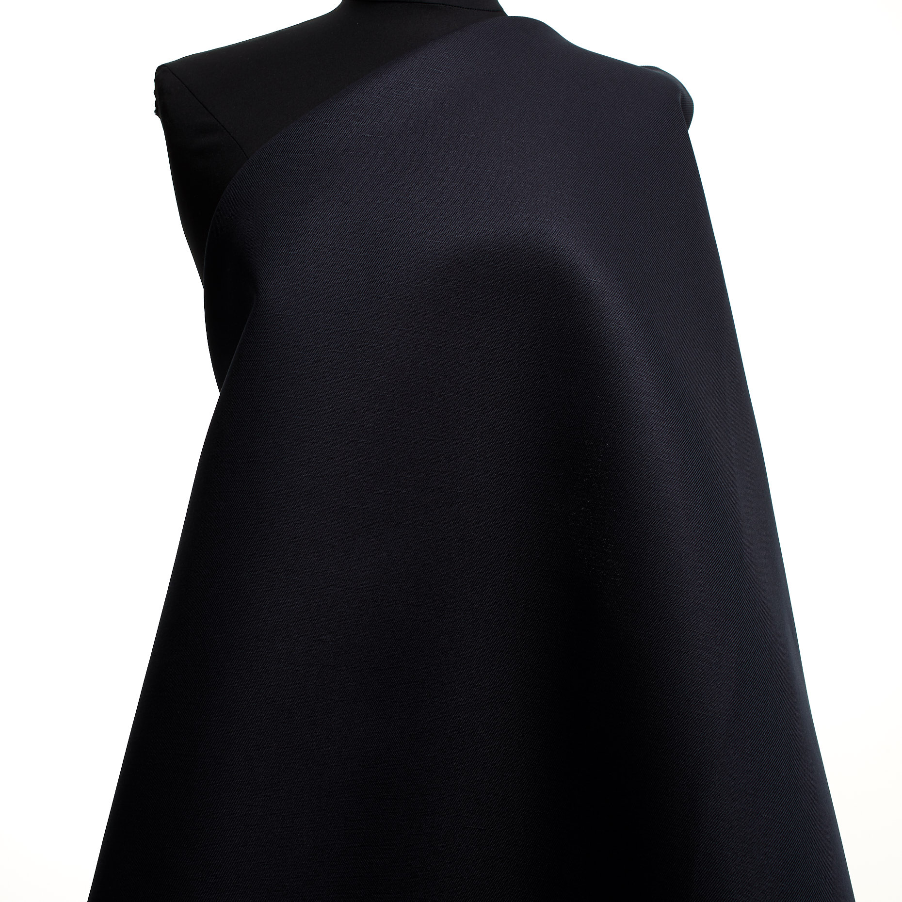 TWILL, LINEN, COTTON, MEDIEVAL BLUE (F000044045) - Mannequin