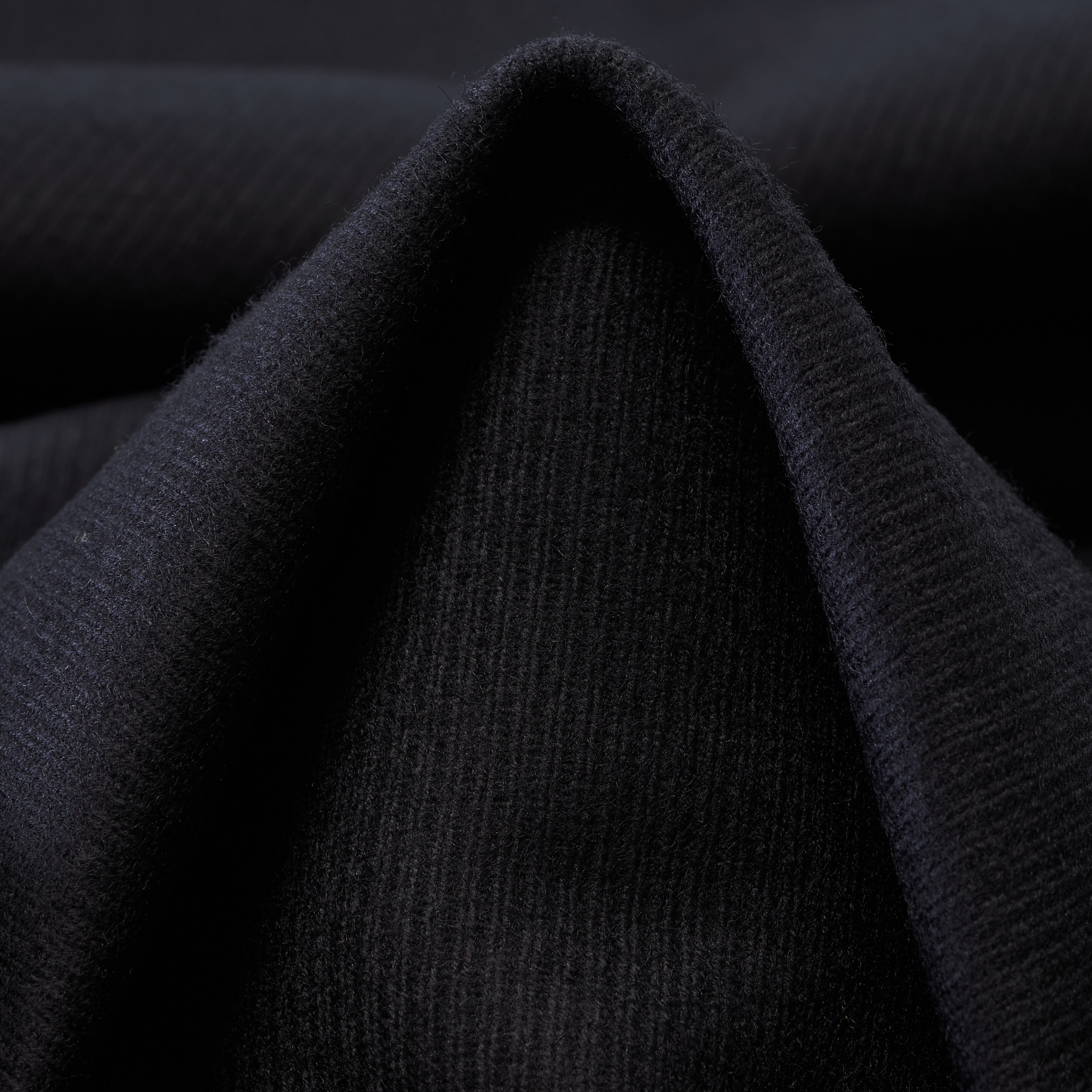 DOUBLE, WOOL, BONDED, RAVEN BLACK (F000033798)