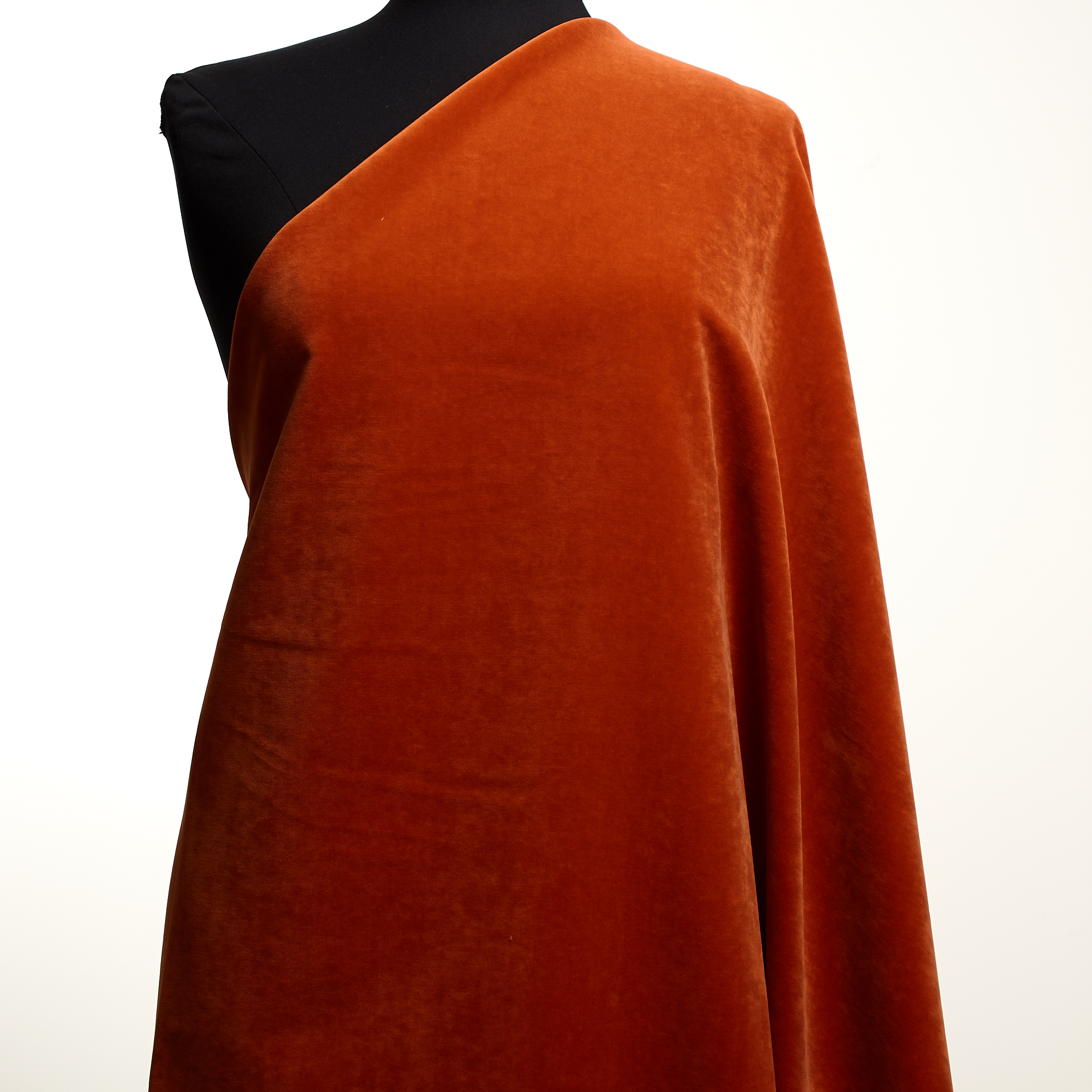 Velours, Coton, Coral Red (C0002430) - Mannequin