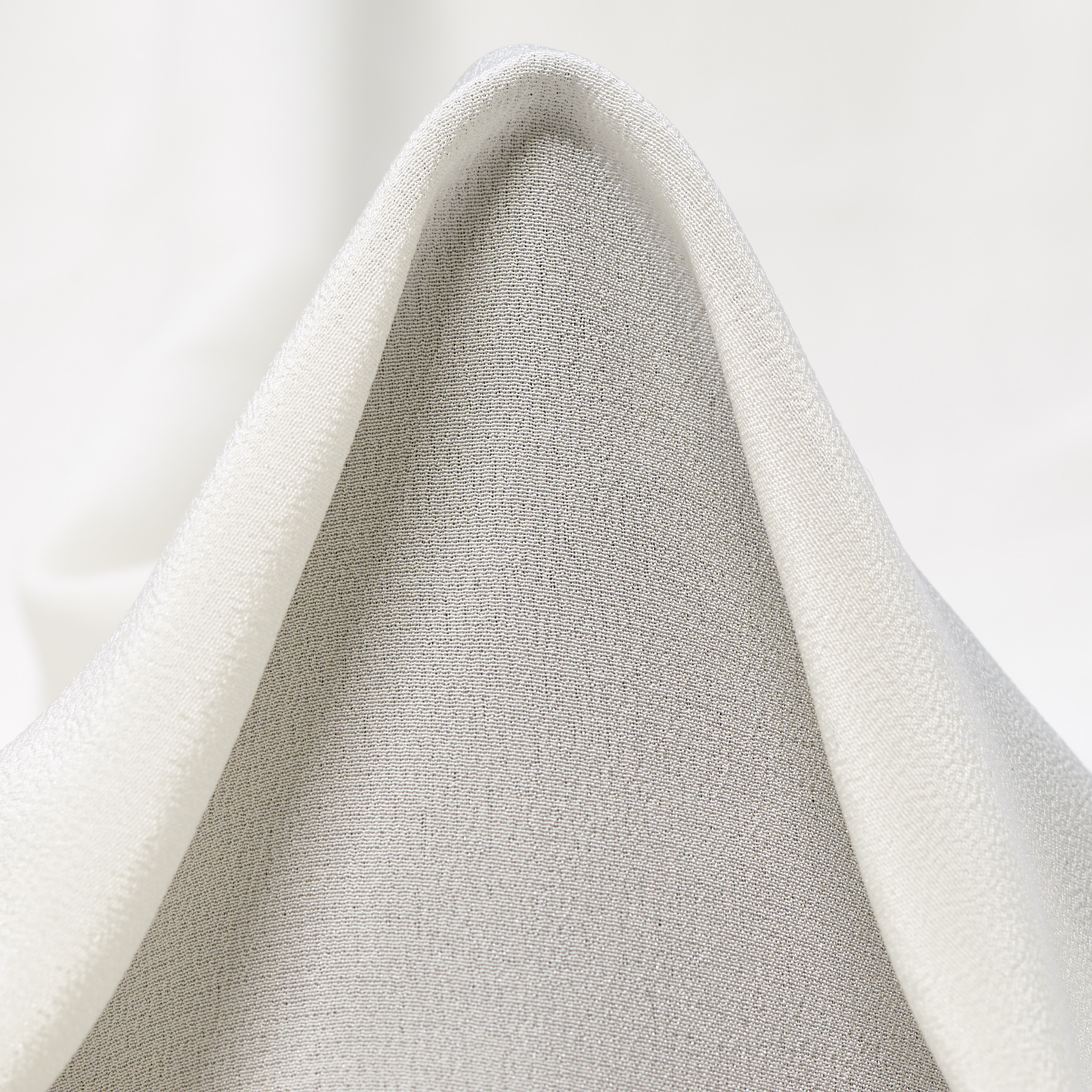 CRÊPE DE CHINE, SILK, LUCENT WHITE (F000046944)