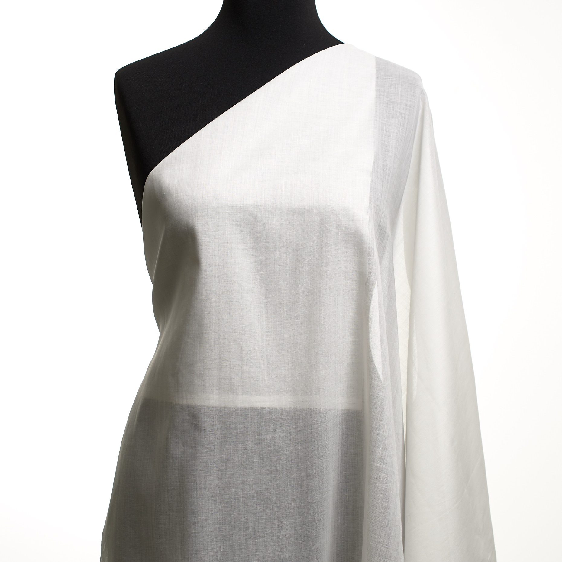 Batiste, Ramié, Coton , Marshmallow (P000004040) - Mannequin