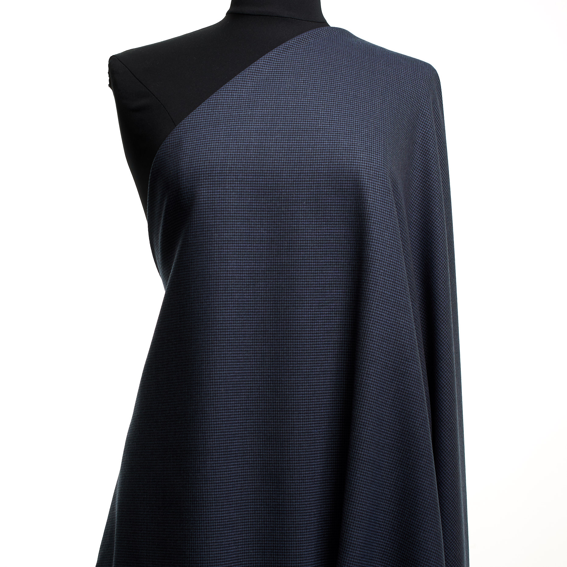 Wełna dziewicza, Micro Design, Stretch, Blue Indigo&Raven Black (F000045082) - Manekin