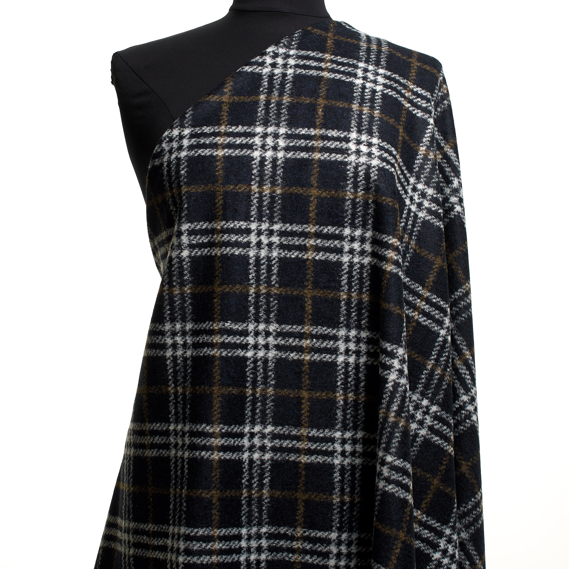 Трикотаж, Шерсть Смесовая, Шлифованный, Vulcan (F000044856) - Манекен