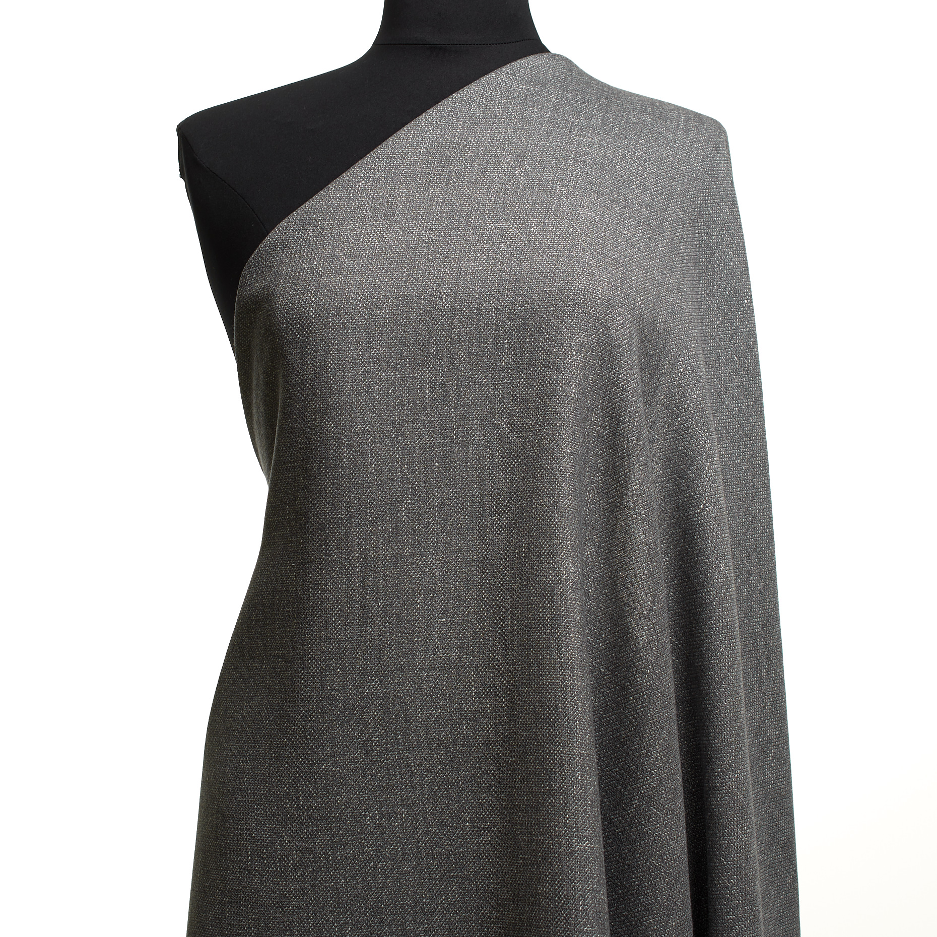 WOOL, LINEN, MELANGE, DARK SHADOW (F000047257) - Mannequin