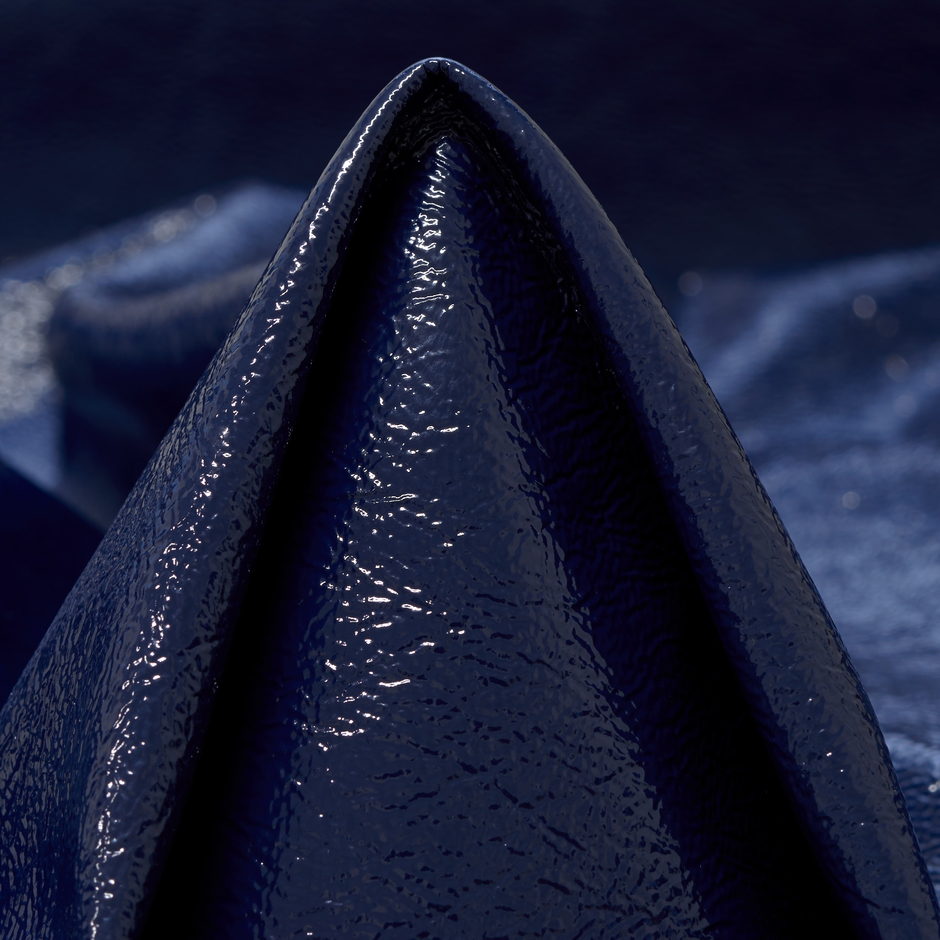 VEGAN LEATHER, SHIMMERING, MEDIEVAL BLUE (F000049197)