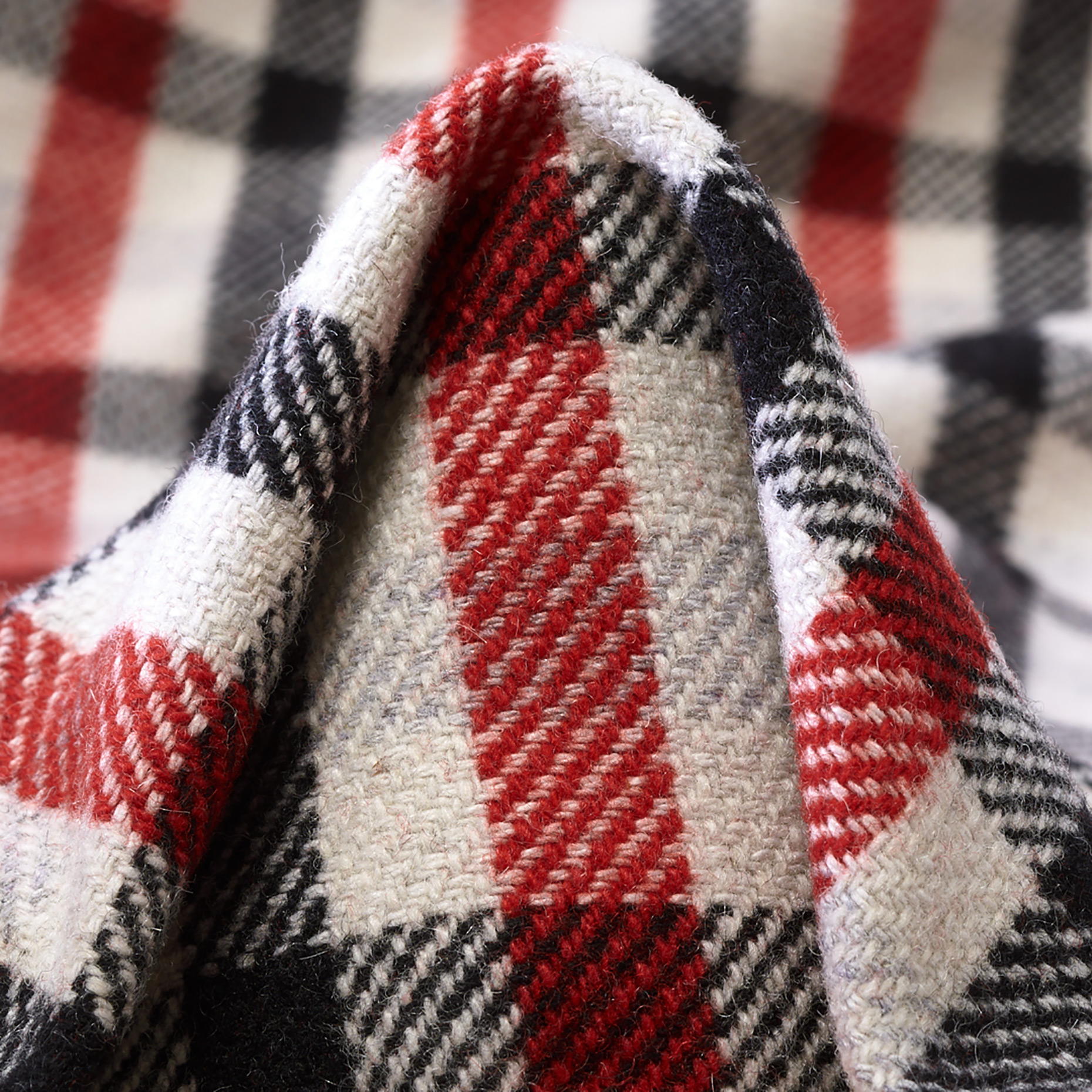 Wolle Mix, Karo, Lipstick&Ivory (F000035261)