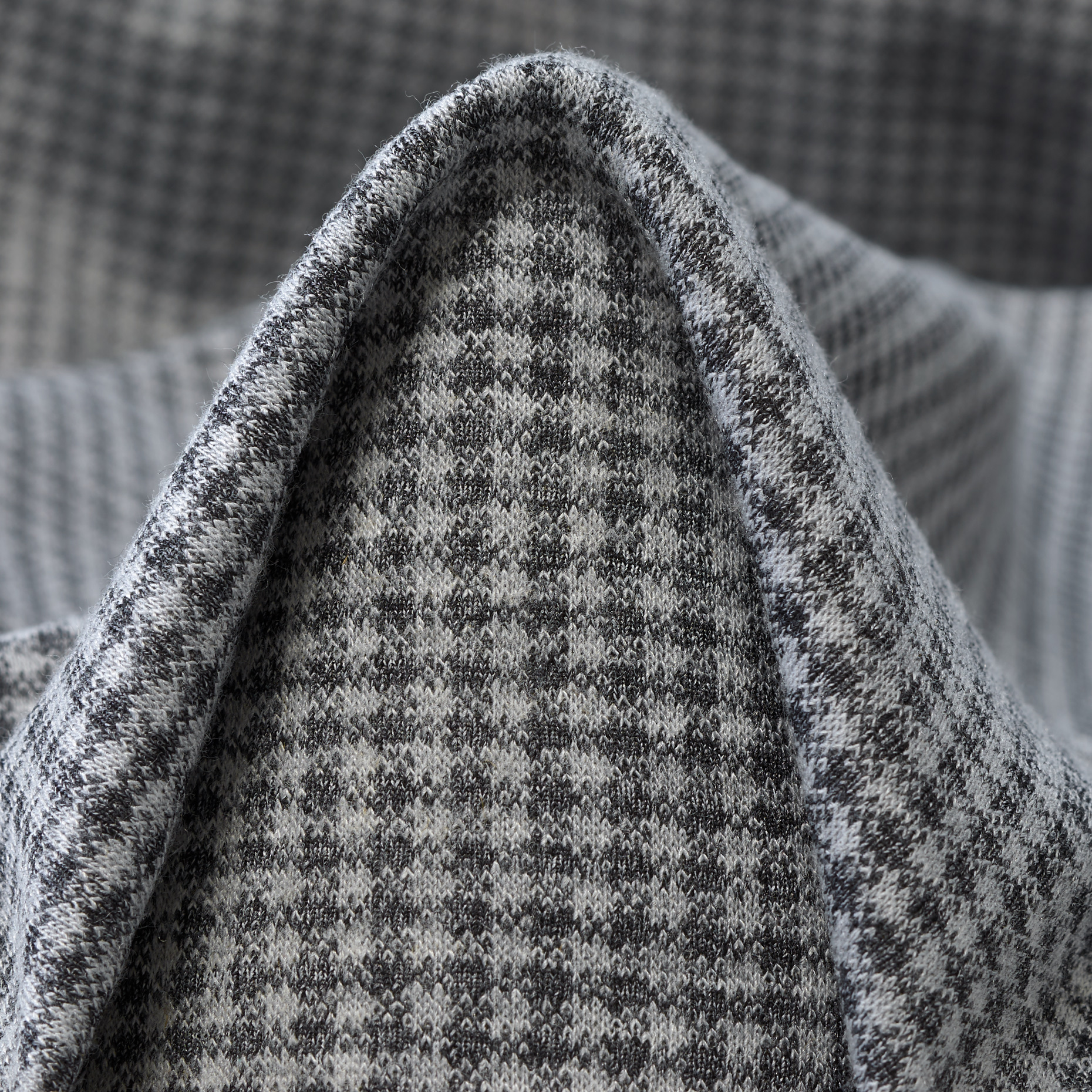 JERSEY, VISCOSE, MICRO DESIGN, STEEL GRAY&VAPOR BLUE (F000047631)