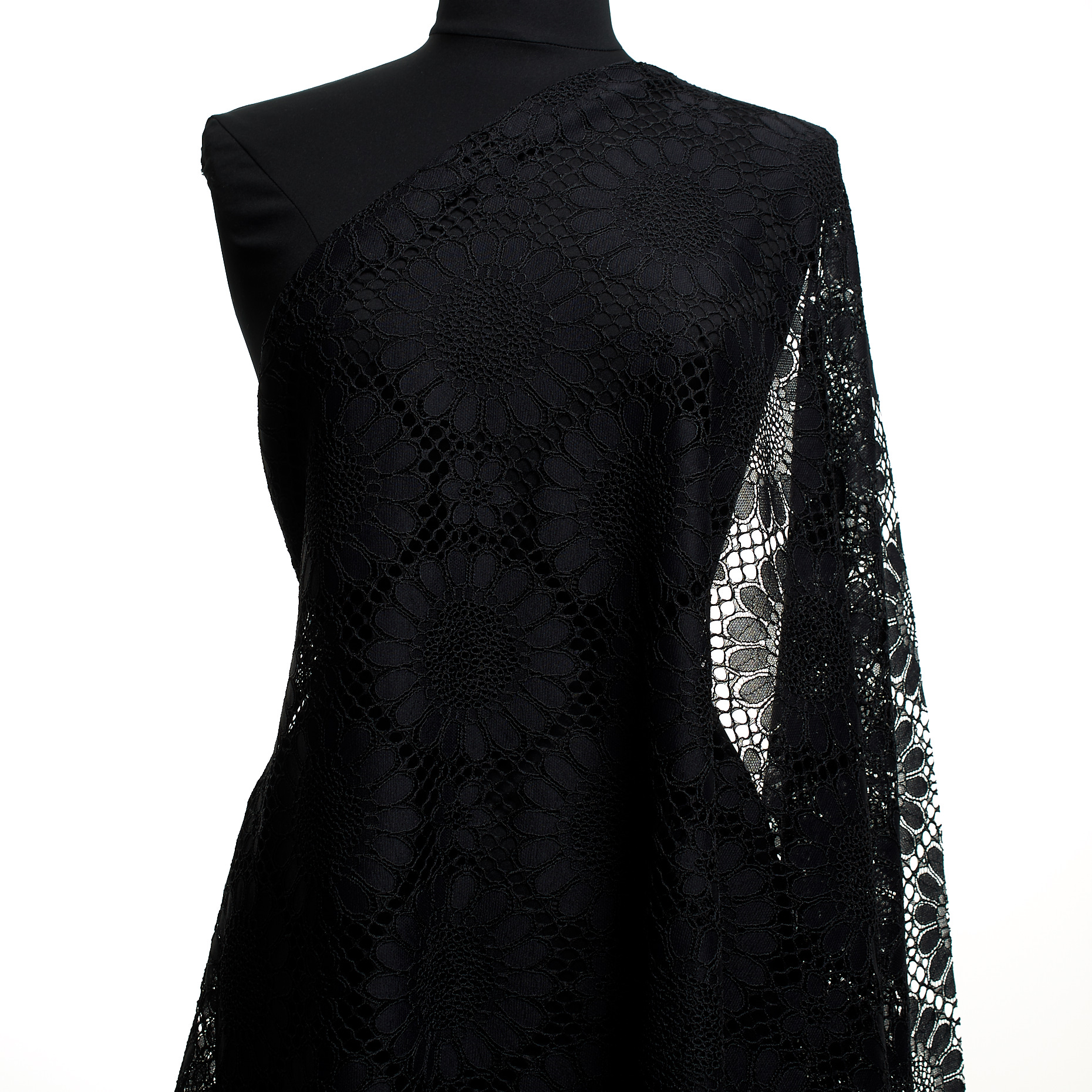 Dentelle, Floreal, Raven Black (F000045437) - Mannequin