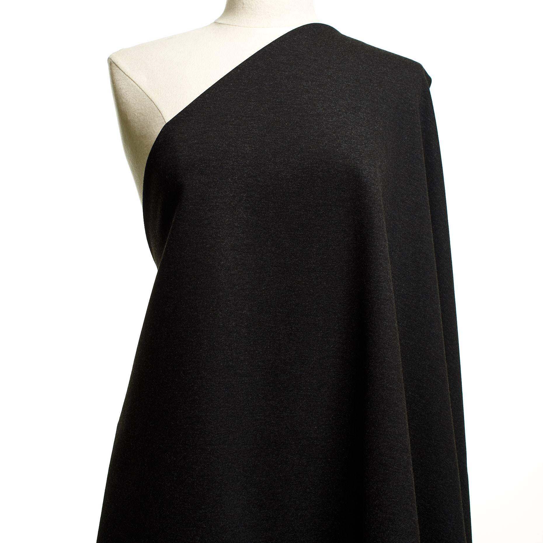 JERSEY, PUNTO MILANO, VISCOSE, BLACKENED PEARL (F000044720) - Mannequin