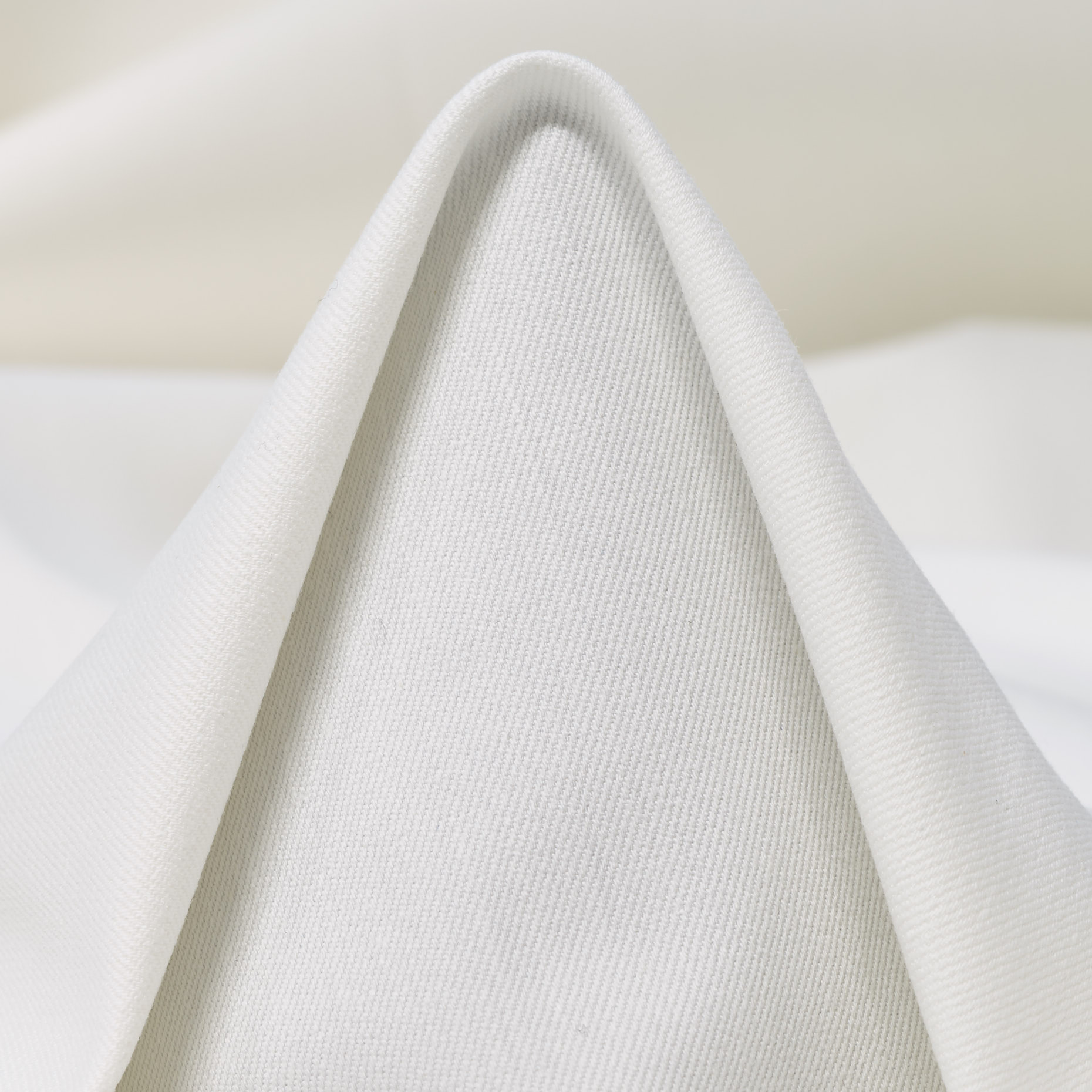 TWILL, COTTON, ELASTIC, LUCENT WHITE (F000039982)