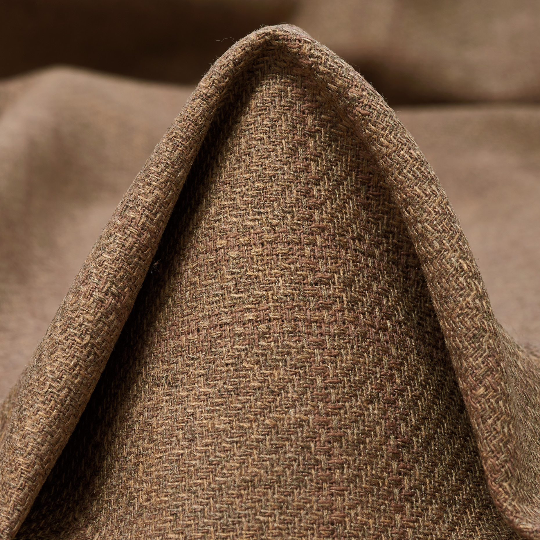 COTTON, VIRGIN WOOL, MELANGE, COCA MOCHA (F000047062)