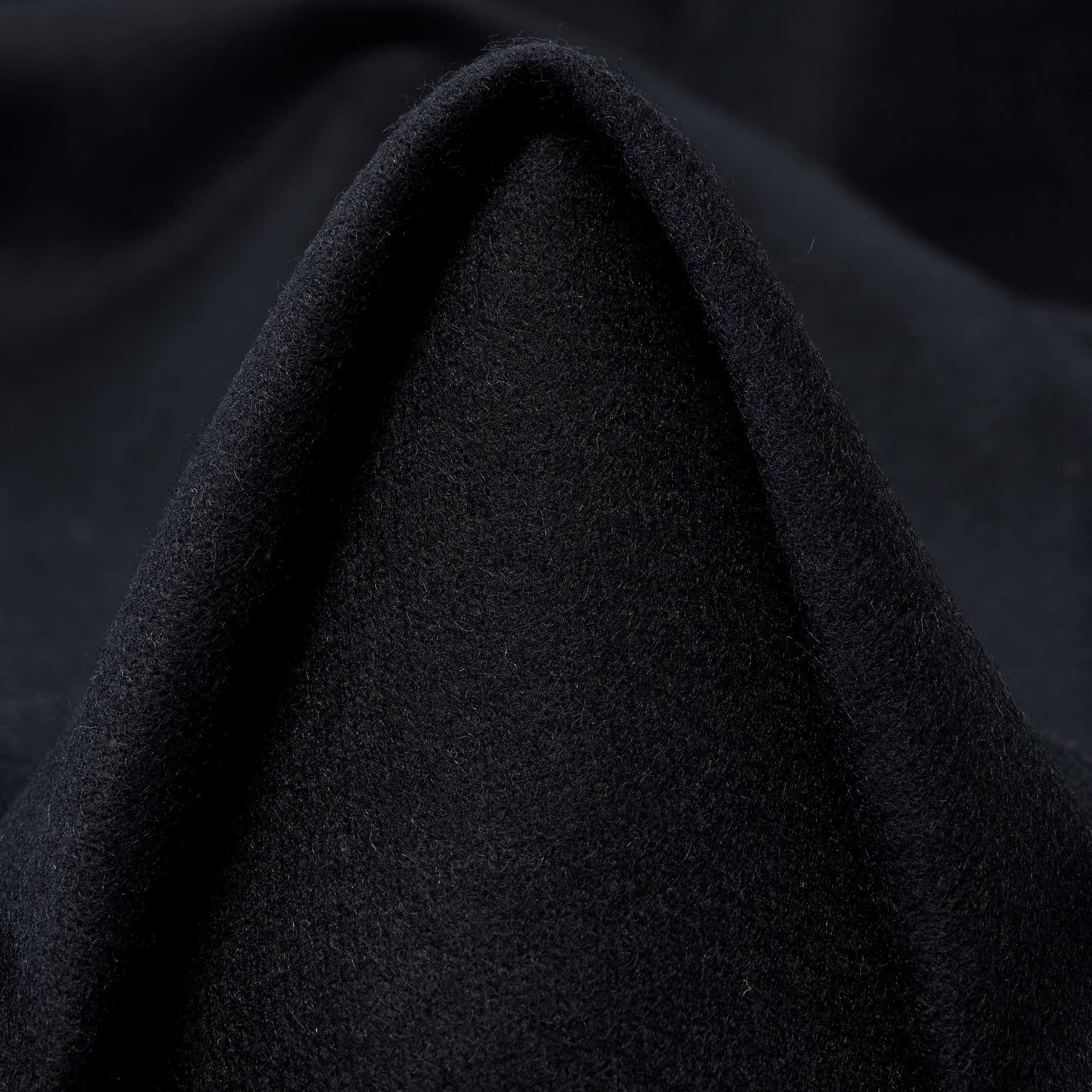 JERSEY, BOILED WOOL, JET BLACK (F000044202)