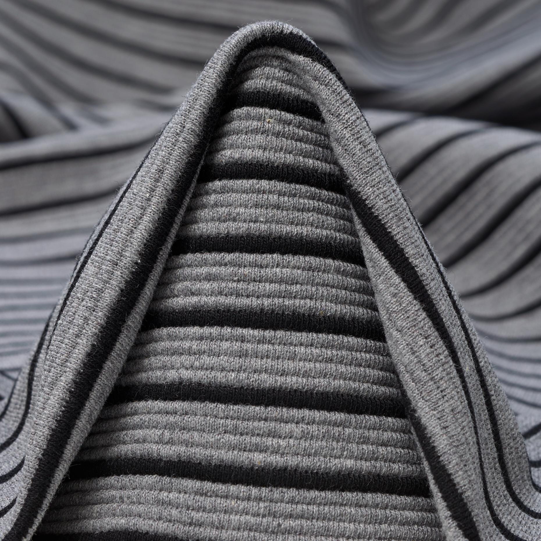 JERSEY, COTTON, STRIPES, SILVER