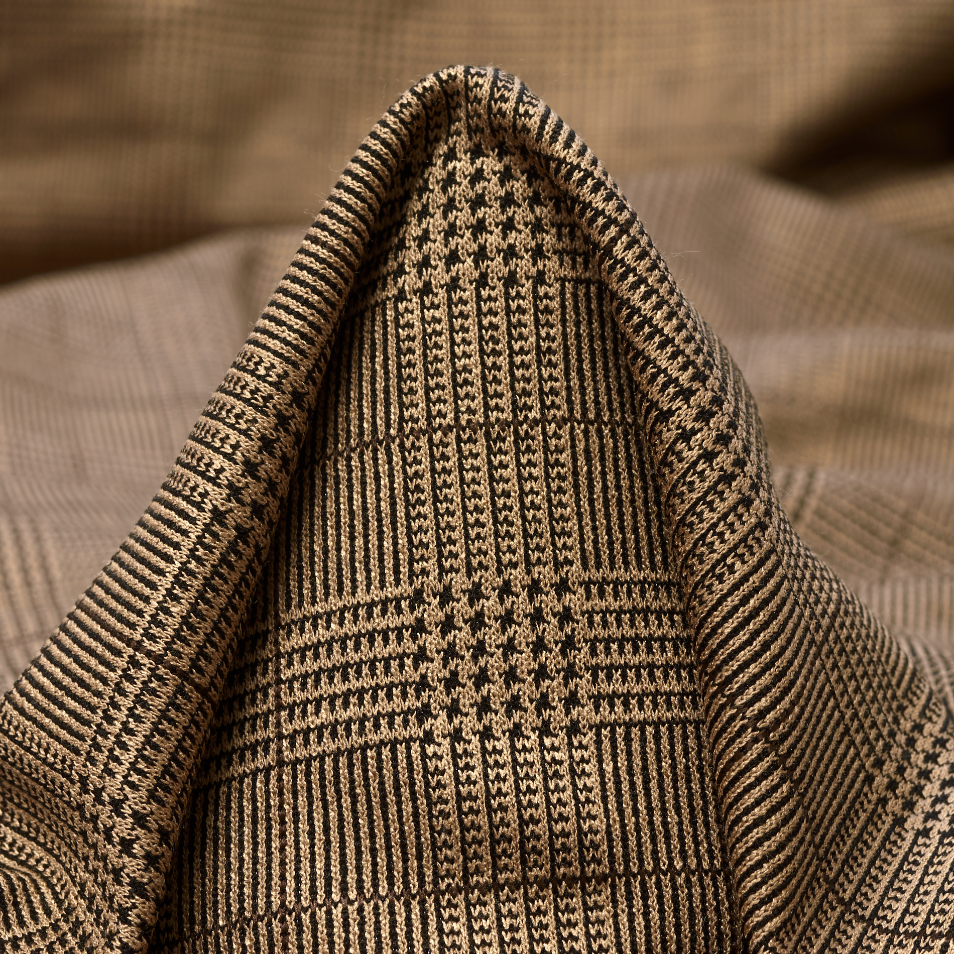 JERSEY, VISCOSE, GLENCHECK, BEACH&BLACK (F000035826)