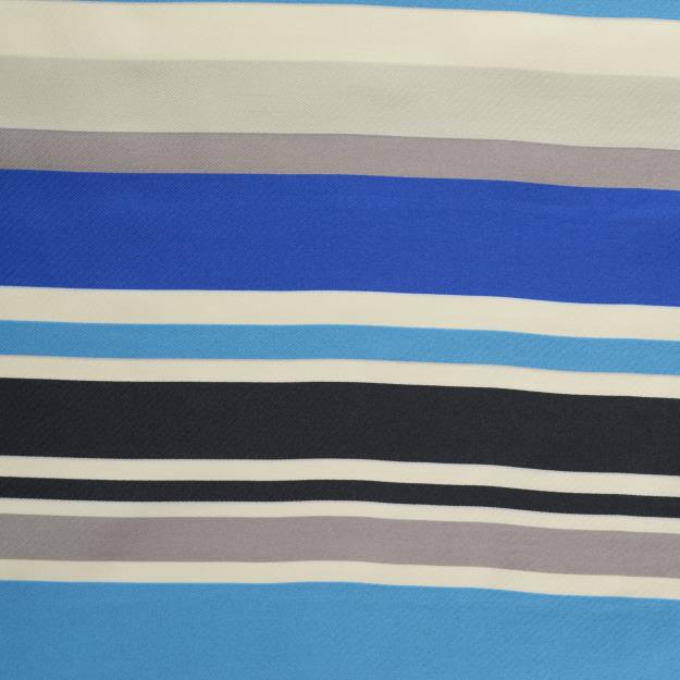 Sarga, Rayas, Snow White&Lapis Blue (F000029028) - Tejido