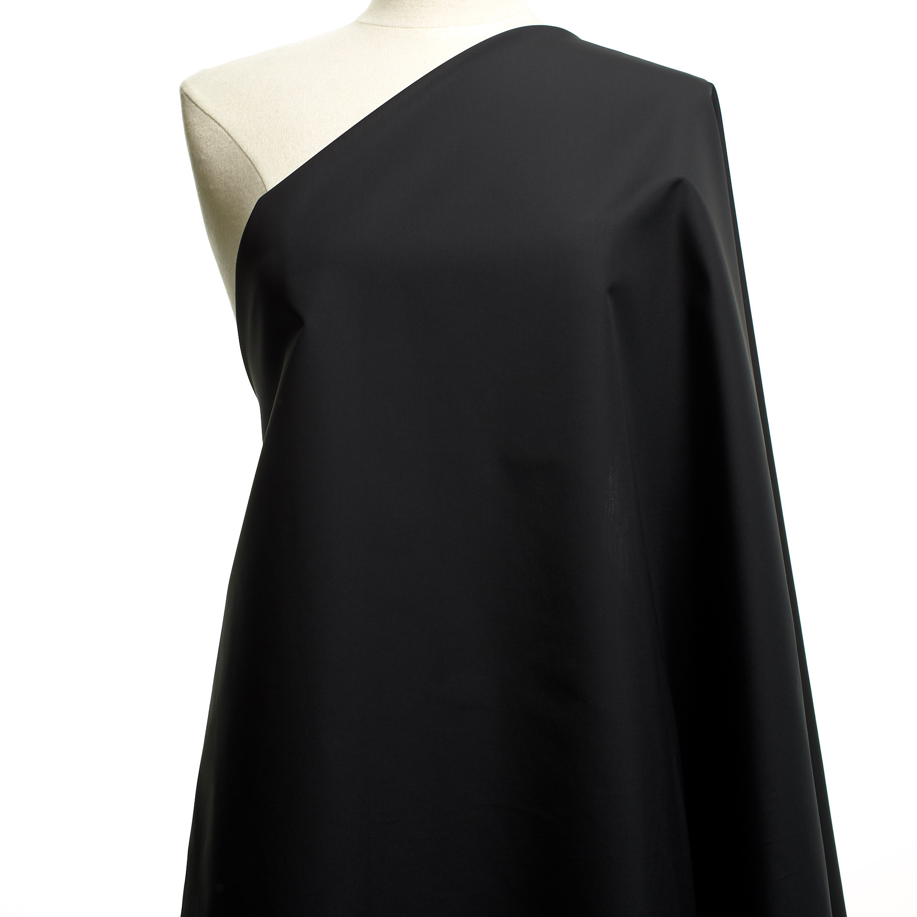 POPLIN, VISCOSE, JET BLACK (F000039392) - Mannequin
