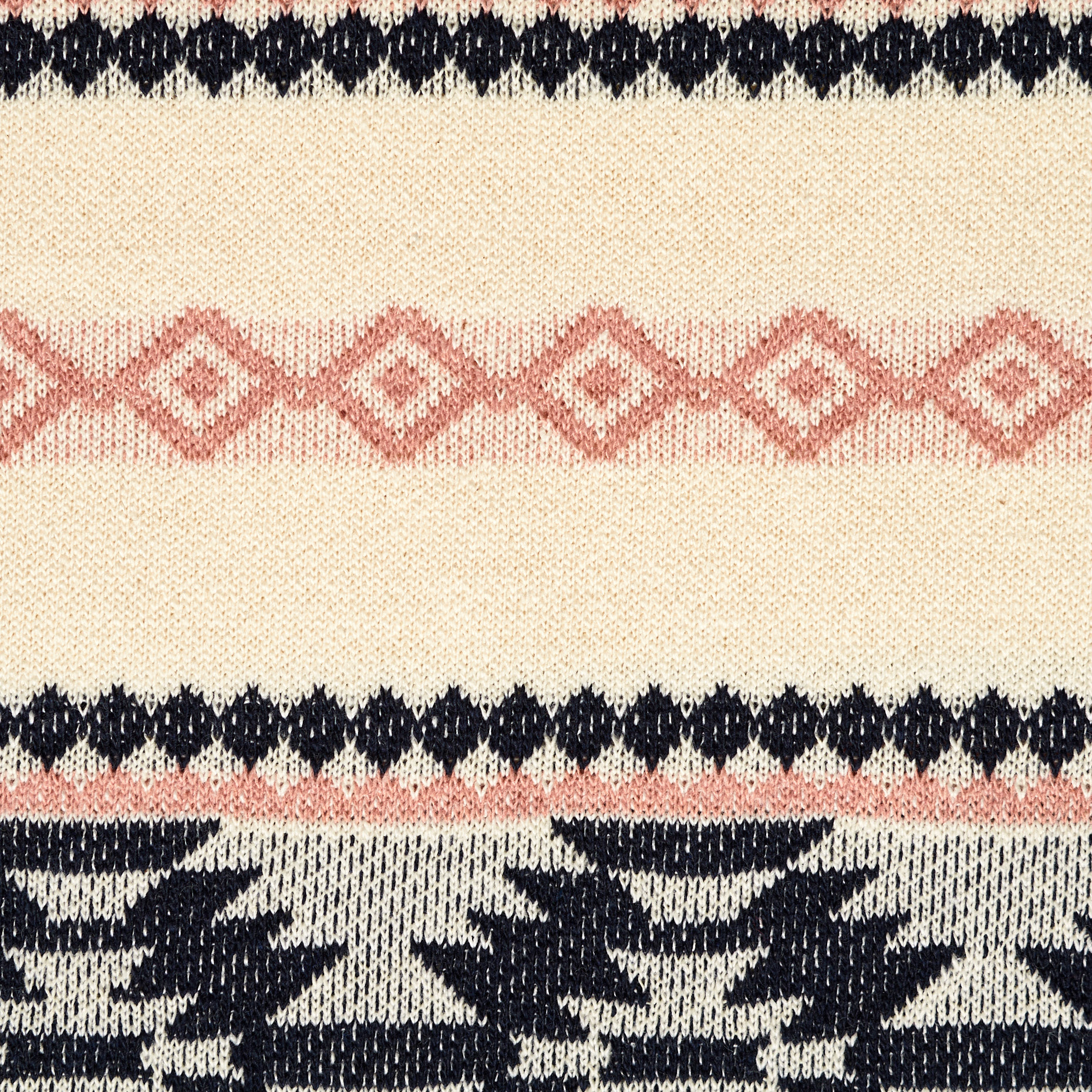 Jacquard, Jersey, Etnico, Peach Melba&Ivory (F000043267) - Trama