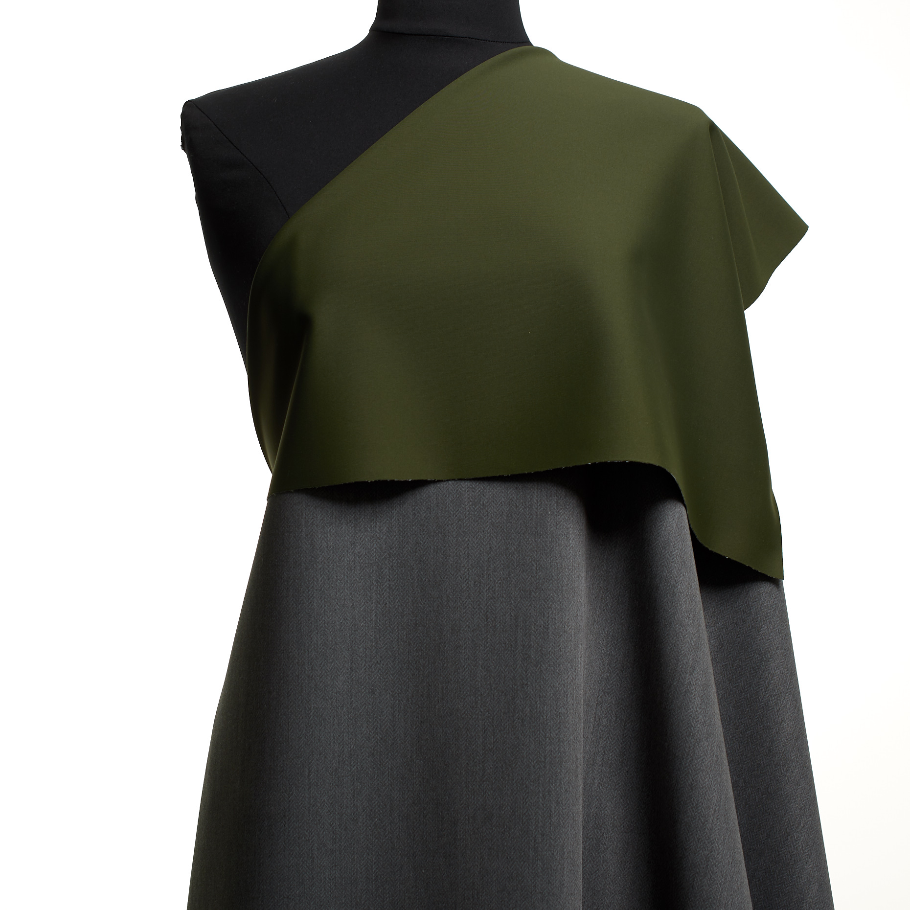 Sergé, Viscose Mixte, Mélange, Night Owl (F000036126) - Mannequin