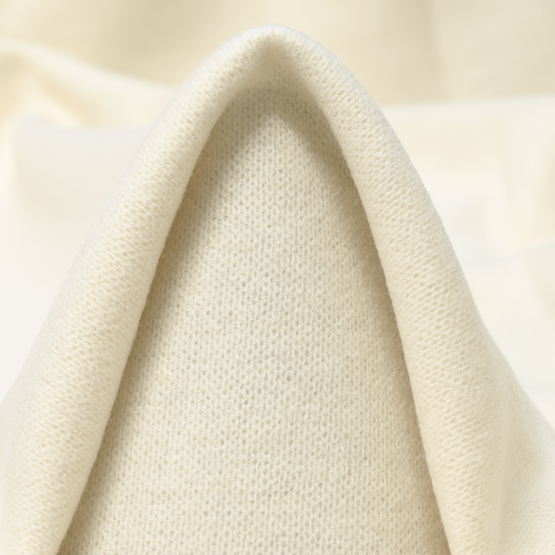 JERSEY, BOILED WOOL, ANTIQUE WHITE (F000047396)
