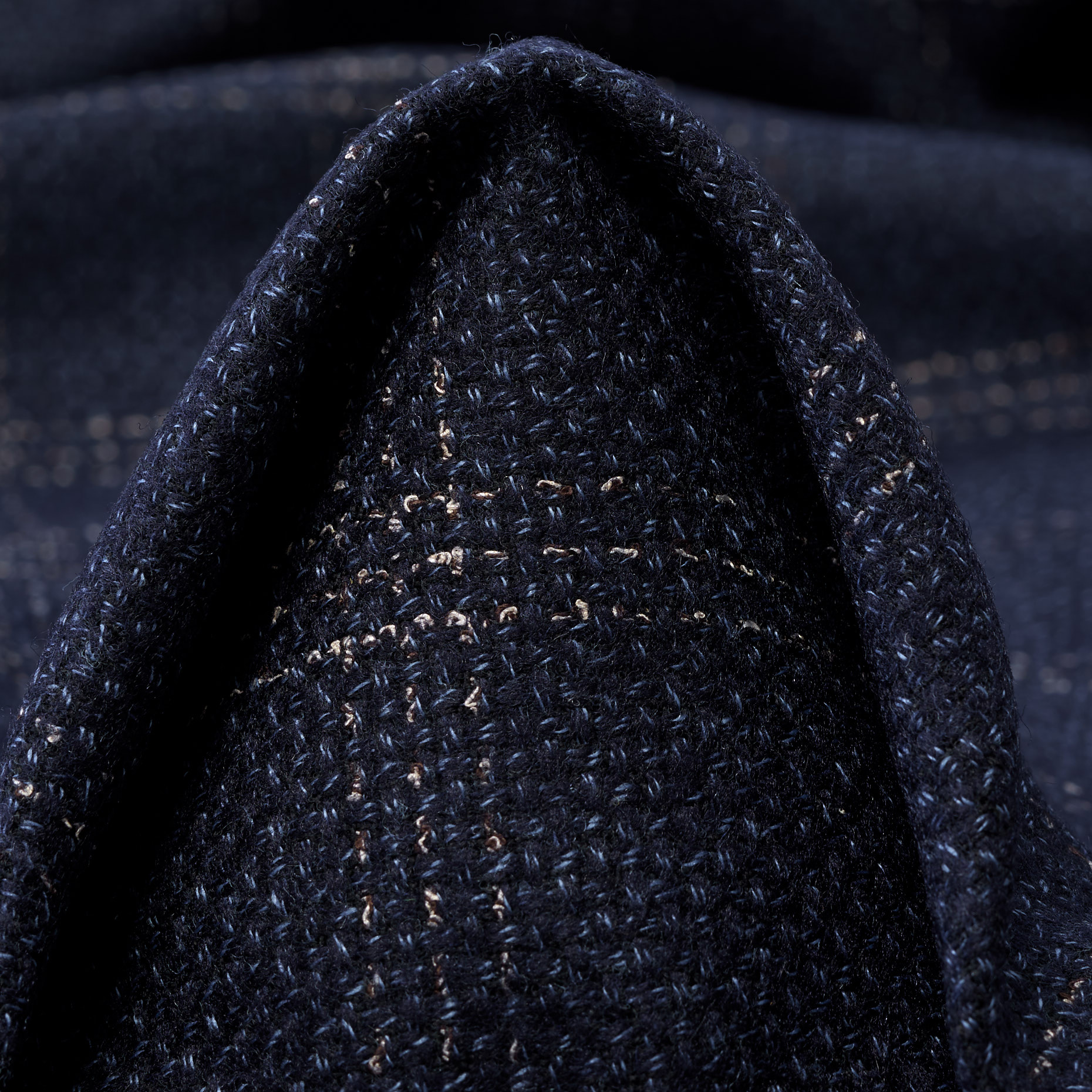 Виргинская шерсть, Хлопок, Клетка, Black Iris (F000044723)