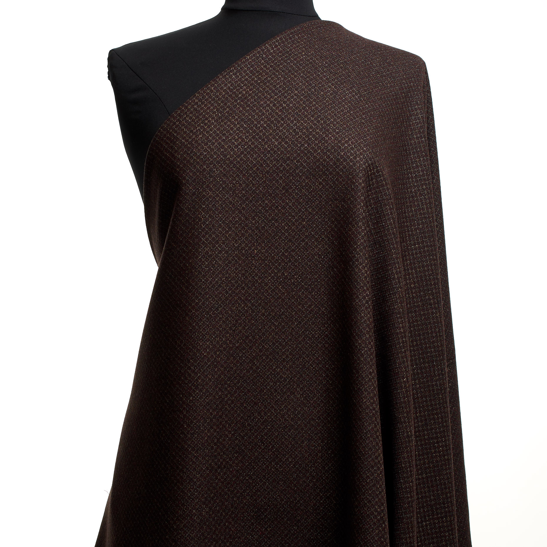 JACQUARD, VIRGIN WOOL, VISCOSE BLEND, PORT (F000045222) - Mannequin