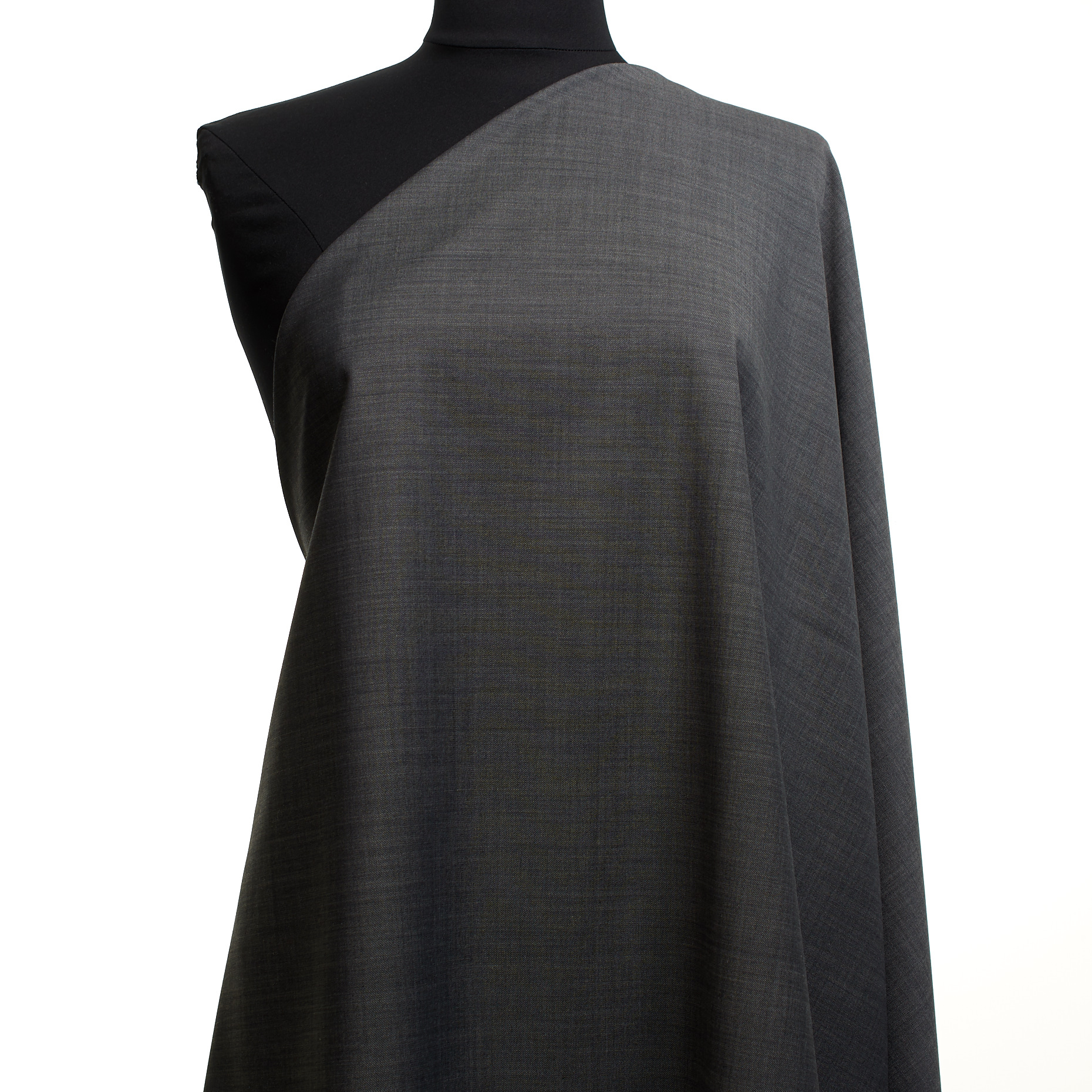 Twill, Schurwolle, Elastik, Steel Gray (F000047290) - Schaufensterpuppe