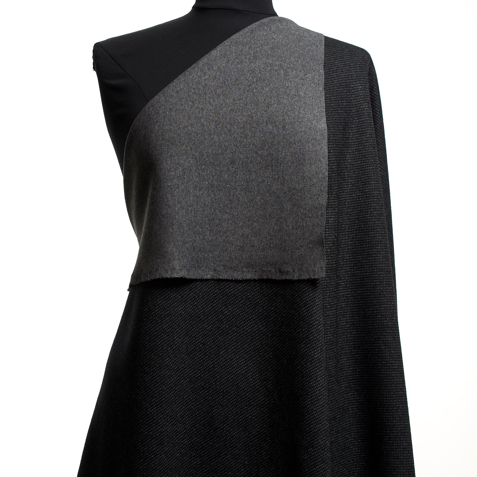 Jersey, Double, Misto Lana, Blackened Pearl (F000044295) - Manichino