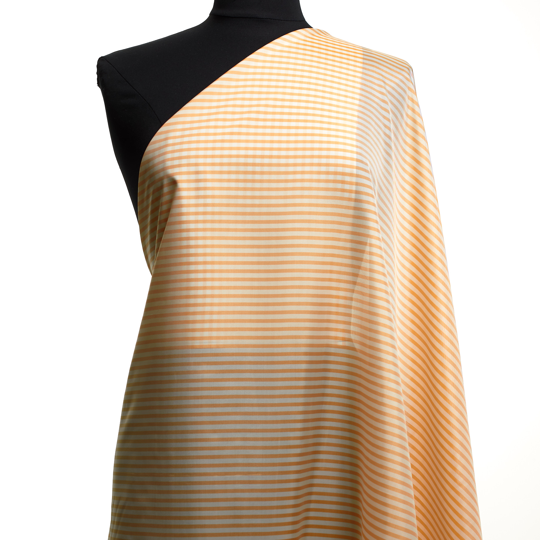 CUPRO, LINING, STRIPES, PERSIMON (F000009576) - Mannequin