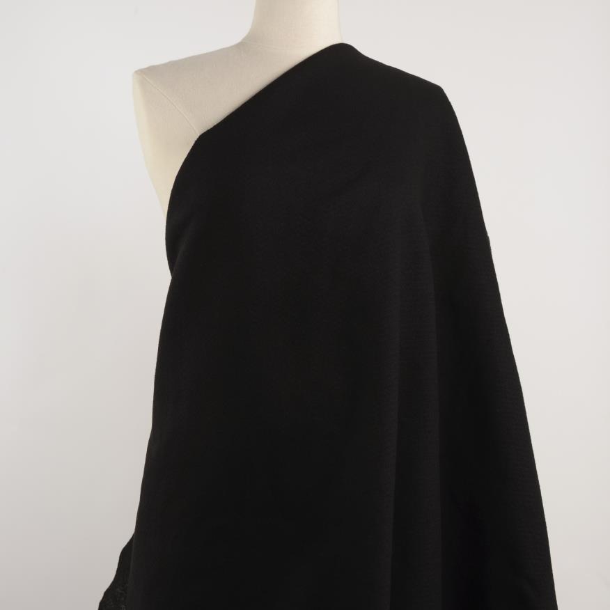 WOOL, SILK BLEND, RAVEN BLACK (F000028087) - Mannequin
