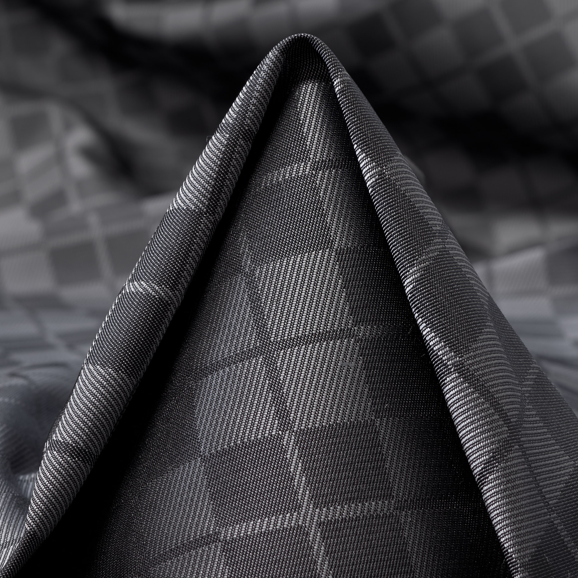 Seda, Jacquard, Cuadro, Blackened Pearl (F000005994)