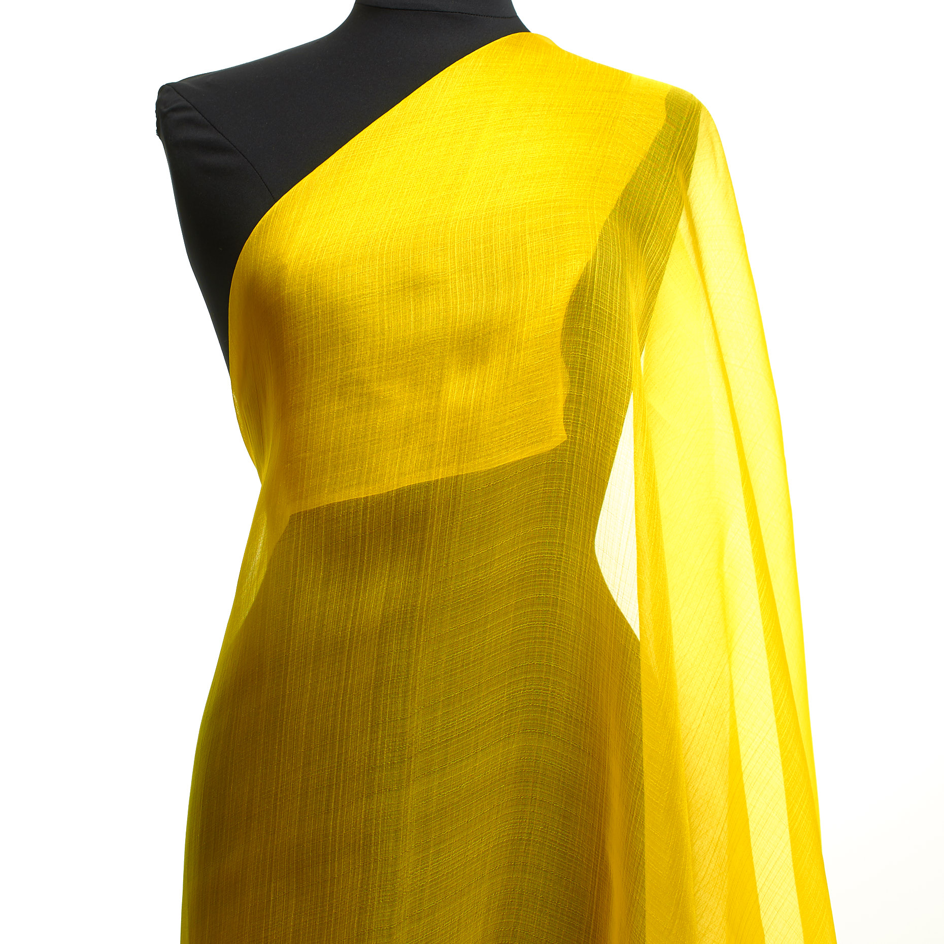 ORGANZA, SILK, YELLOW CREAM (F000035683) - Mannequin