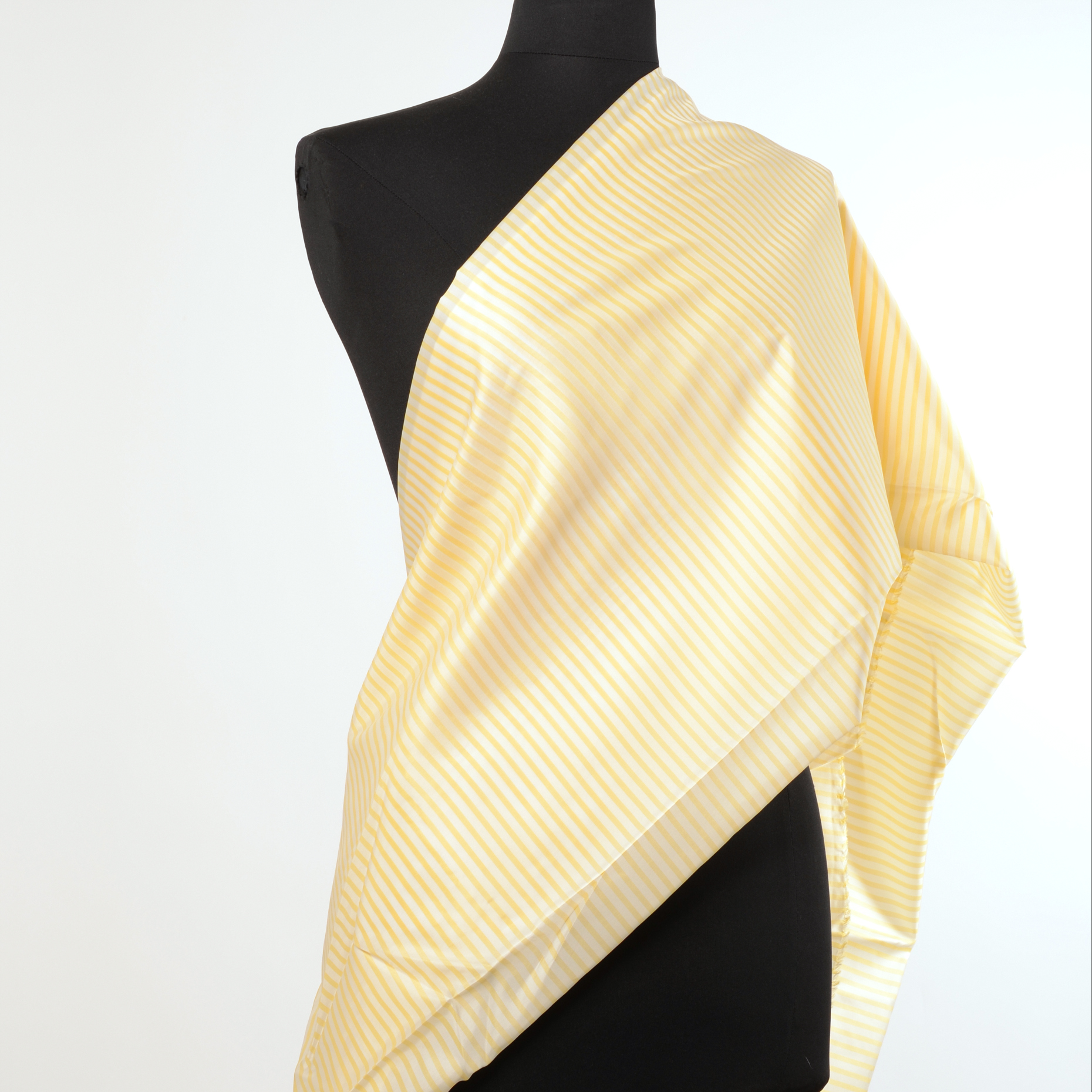 CUPRO, LINING, STRIPES, SUNFLOWER (F000009575) - Mannequin