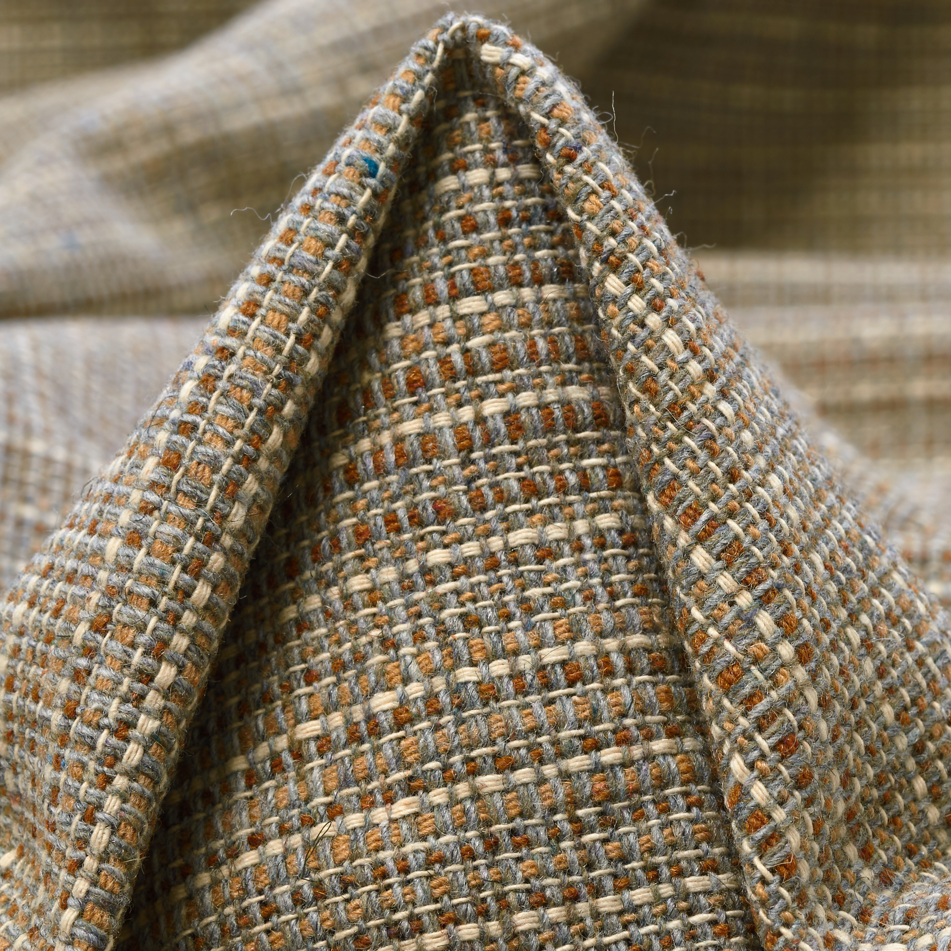 CANVAS, COTTON, STRIPES, COCA MOCHA&BONE WHITE (F000034767)