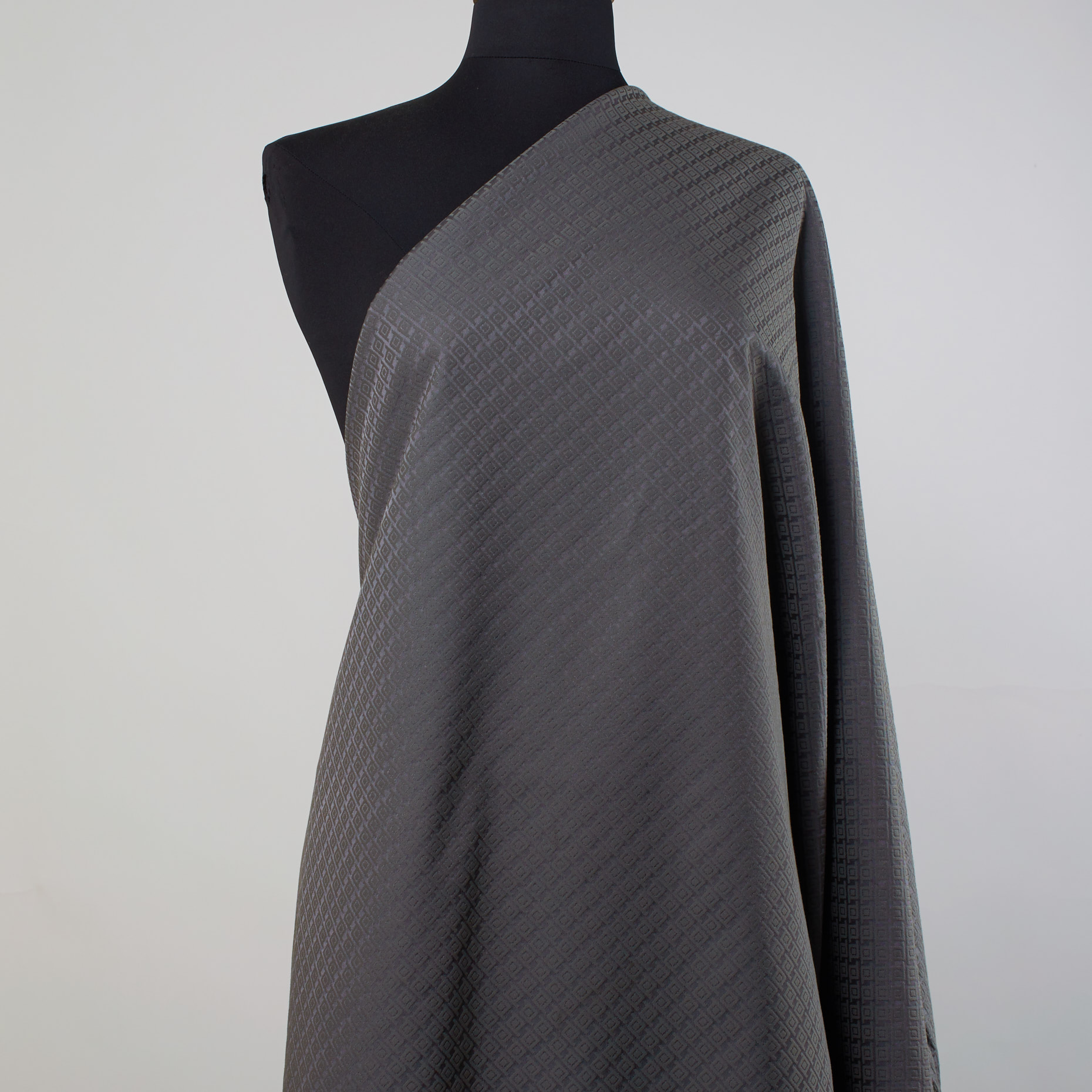 Jacquard, Algodón, Elástico, Asphalt (F000024643) - Maniquí