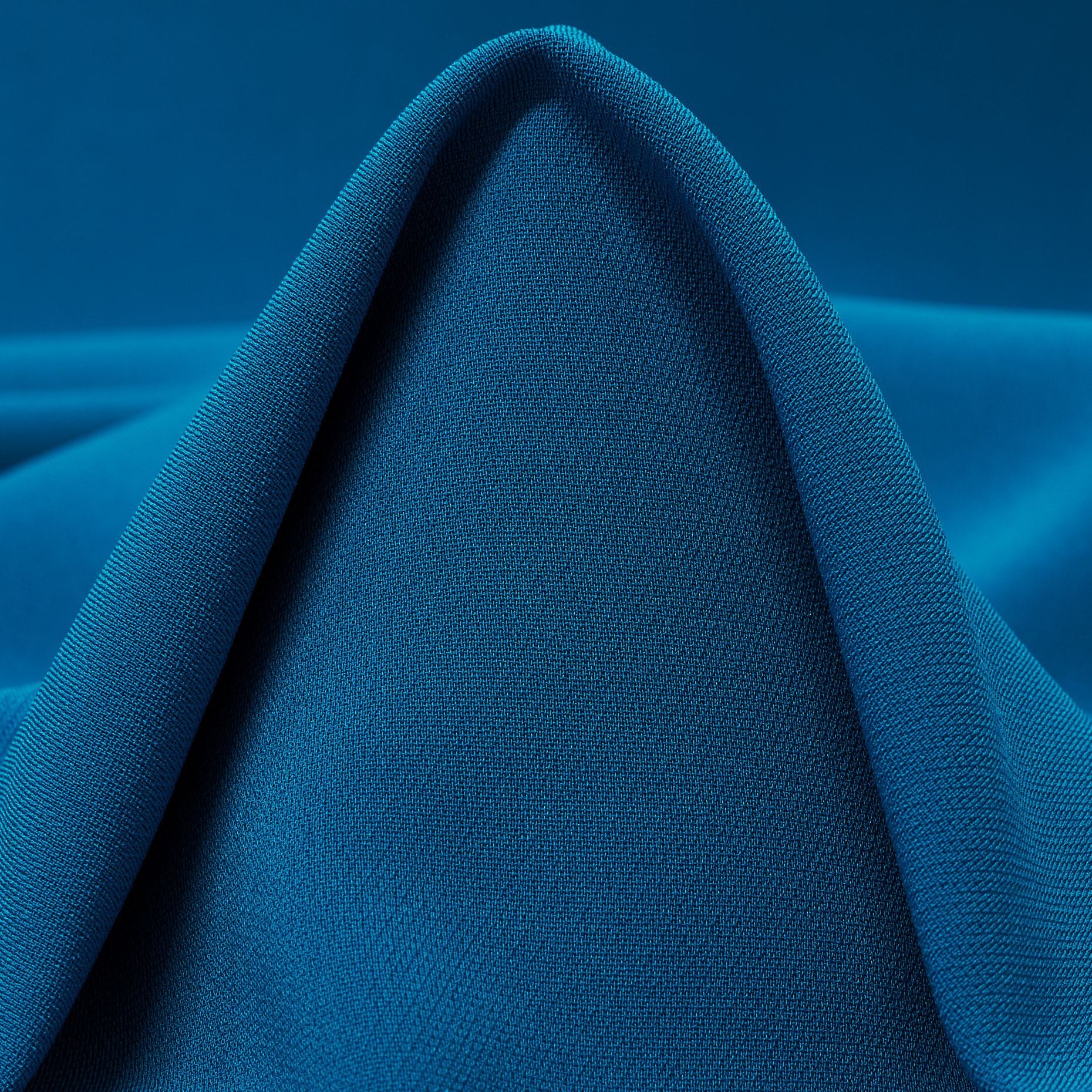 CRÊPE, TRIACETATE, SAXONY BLUE (F000043747)