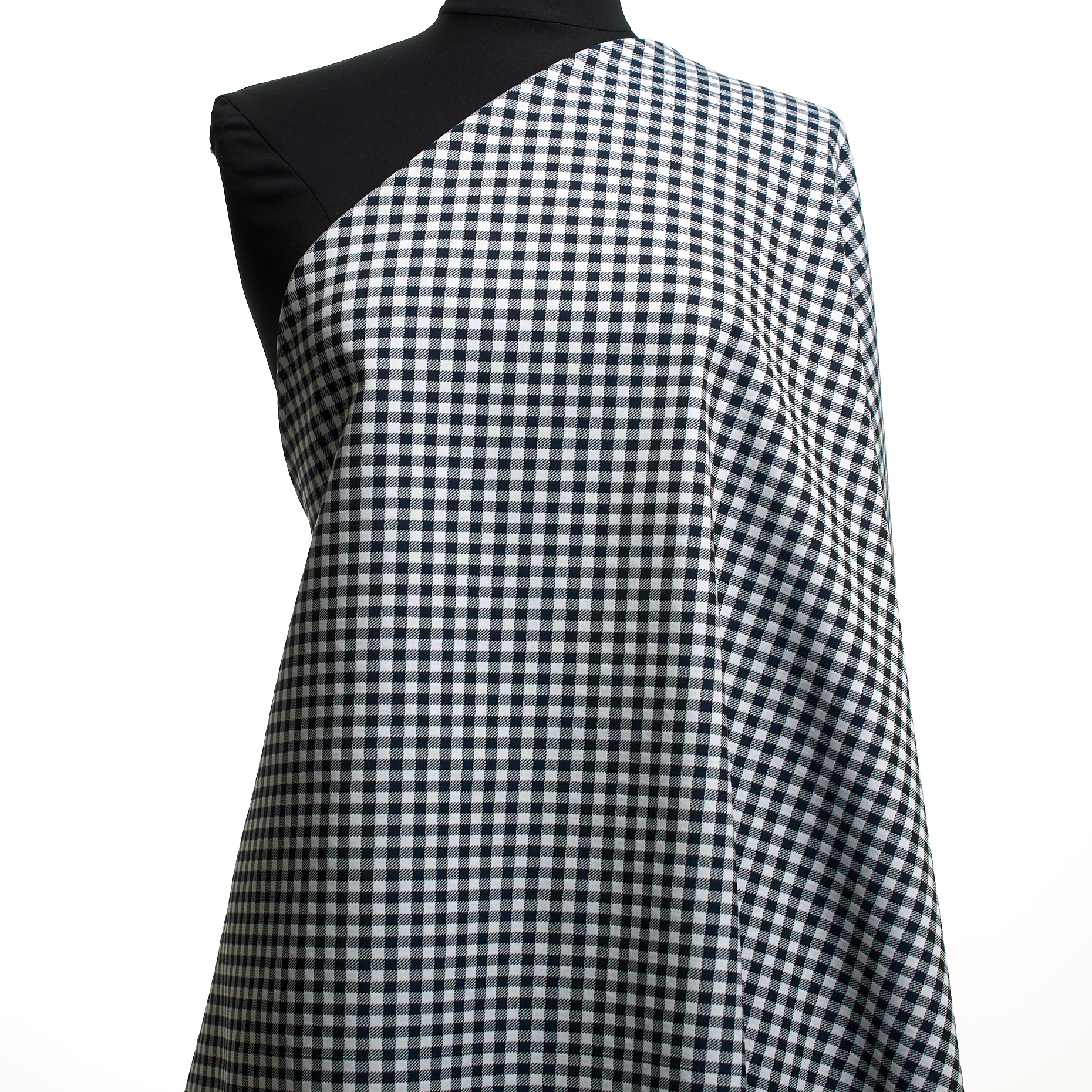 TWILL, COTTON, CHECK, PARISIAN NIGHT&SNOW WHITE (F000048164) - Mannequin