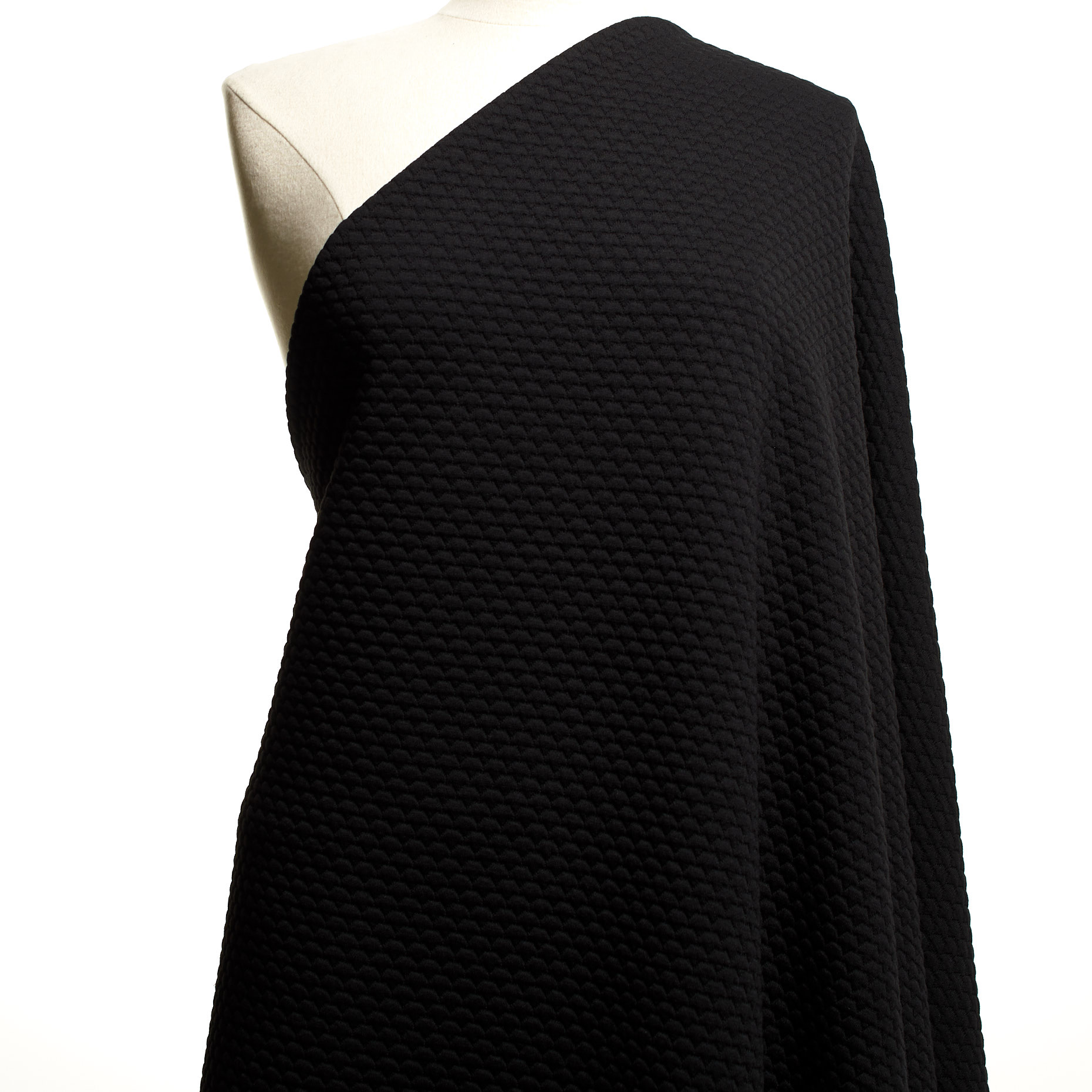 Jersey, Żakard, Raven Black (F000036444) - Manekin