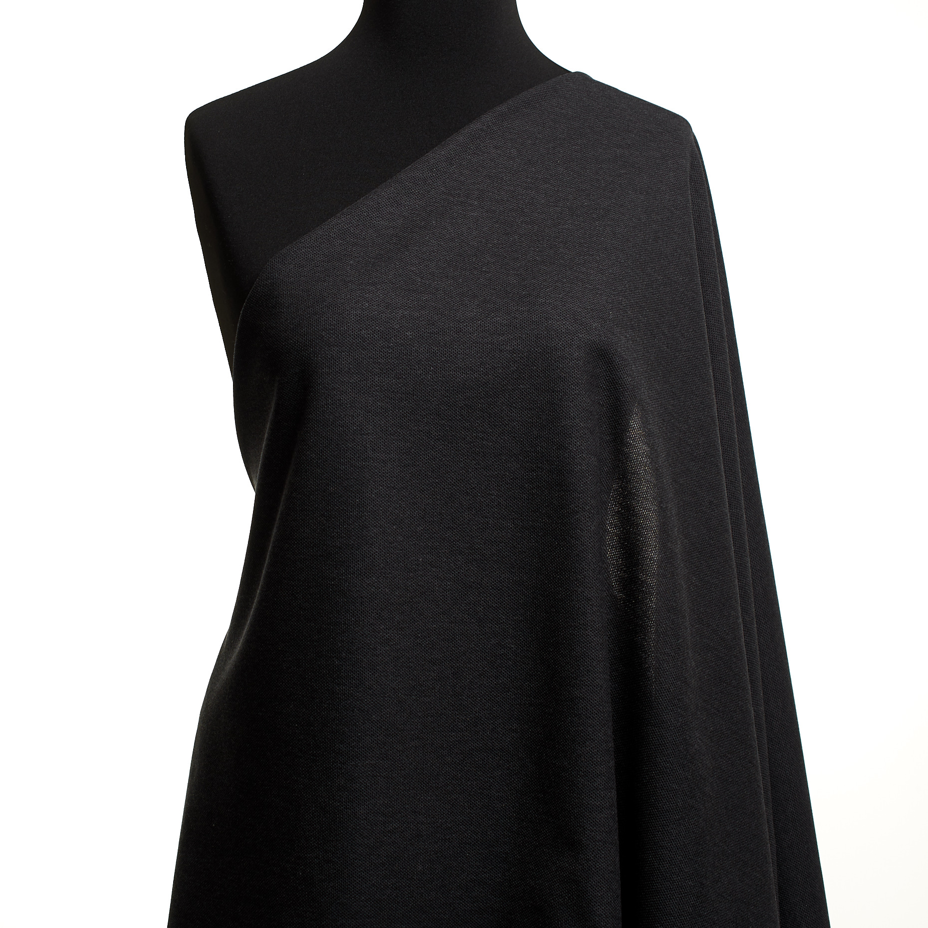 JERSEY, PIQUÉ, COTTON, VOLCANIC ASH (F000048468) - Mannequin