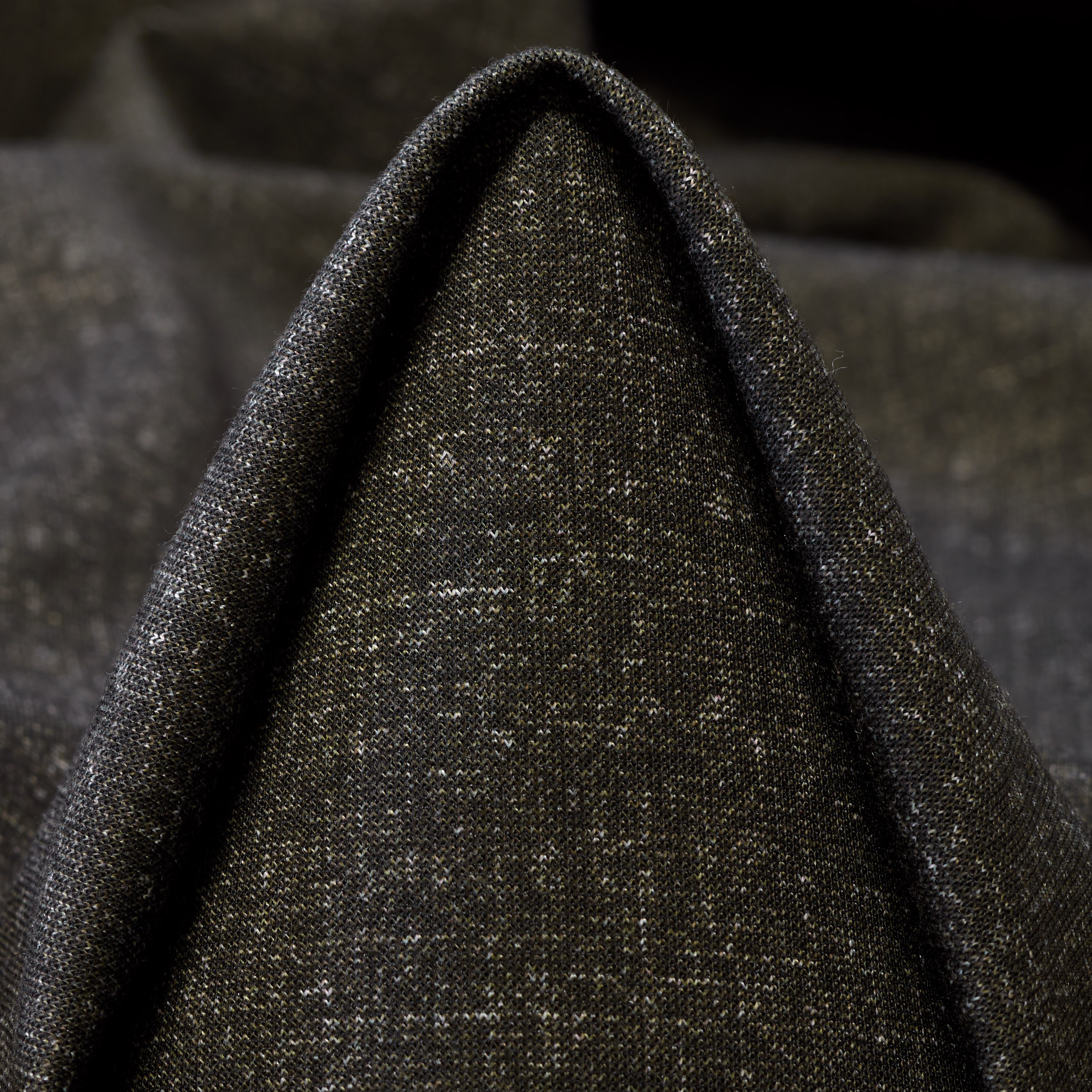 Трикотаж, Пунто Милано, Смесовая Вискоза, Thyme (F000044809)