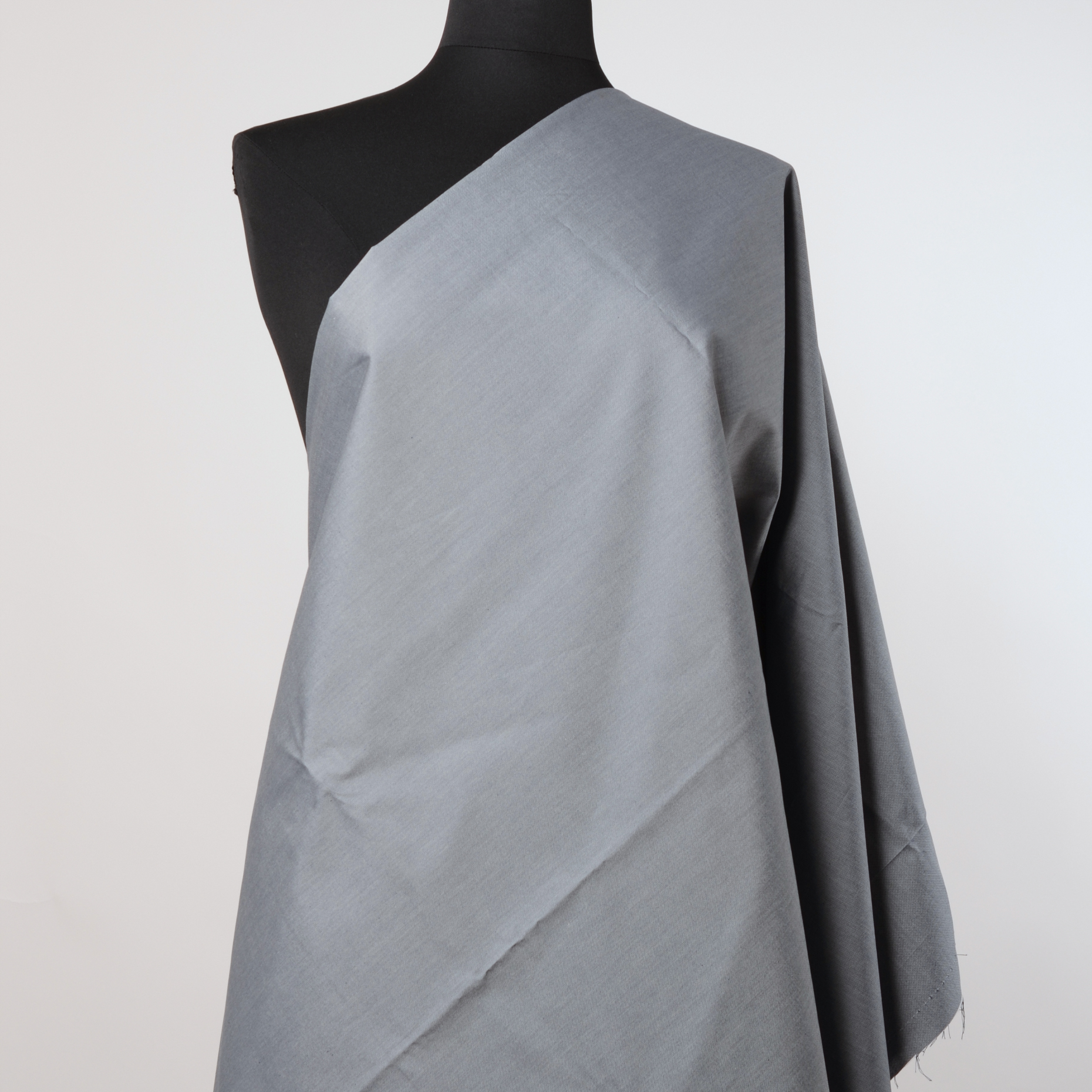 Chambray, Algodón, Stonewash (F000017423) - Maniquí