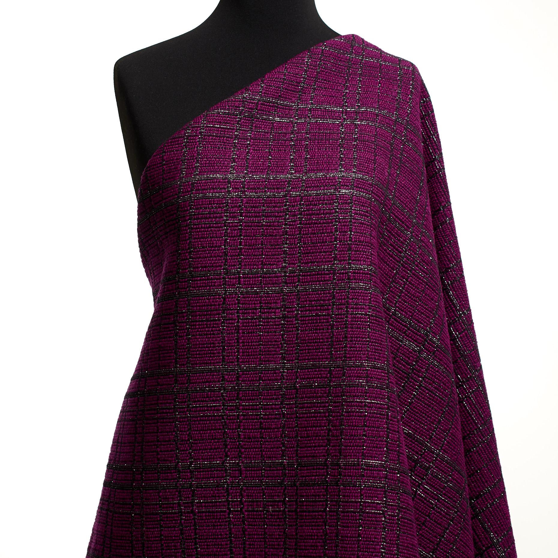 CHANEL, COTTON BLEND, LUREX, MAGENTA HAZE&SILVER (F000049048) - Mannequin