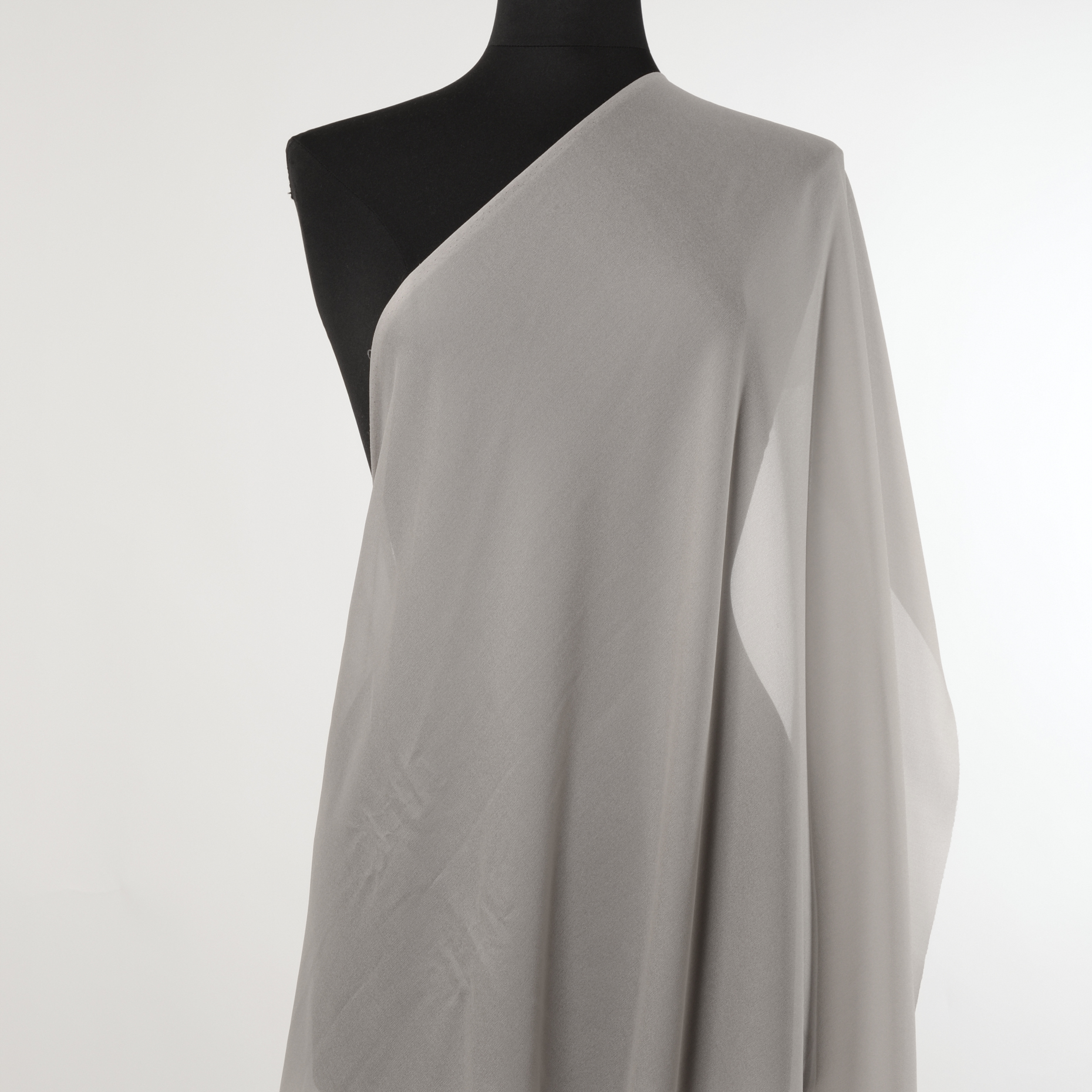 Seta, Crêpe, Chiseled Stone (F000018698) - Manichino