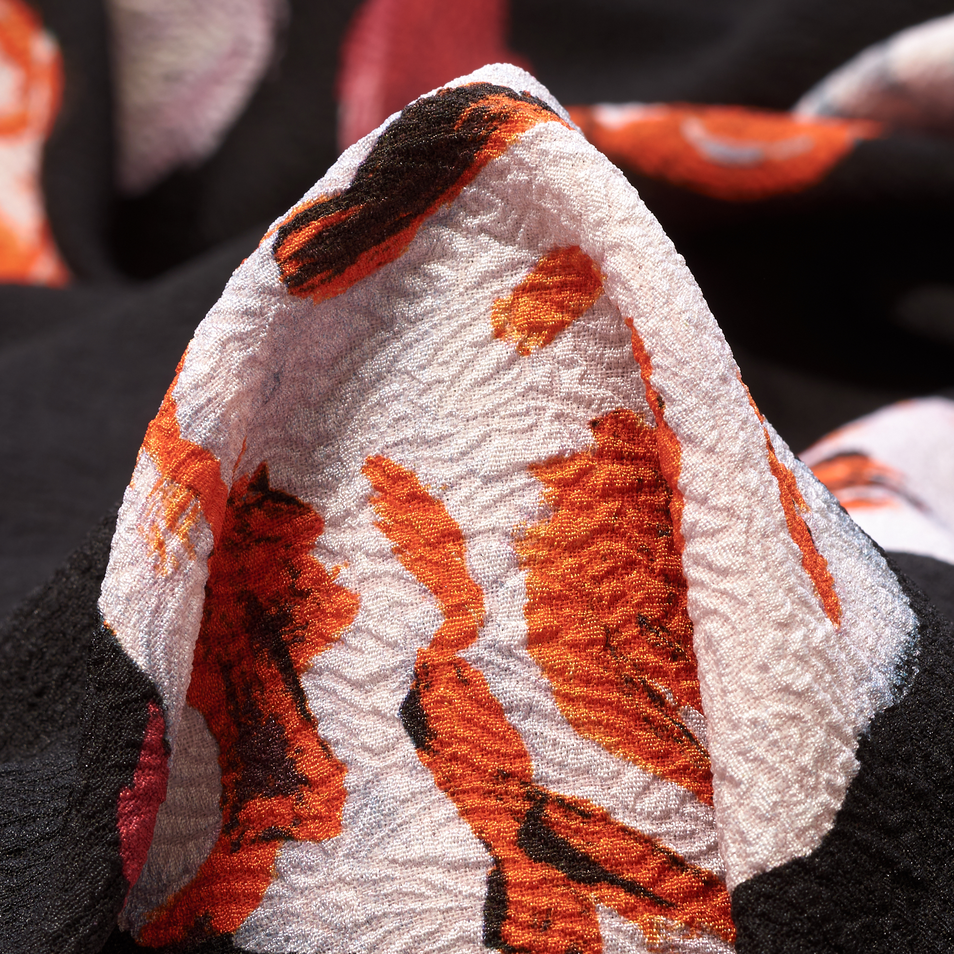 CRÊPE, WRINKLY, PRINTED, MULCH (F000033320)