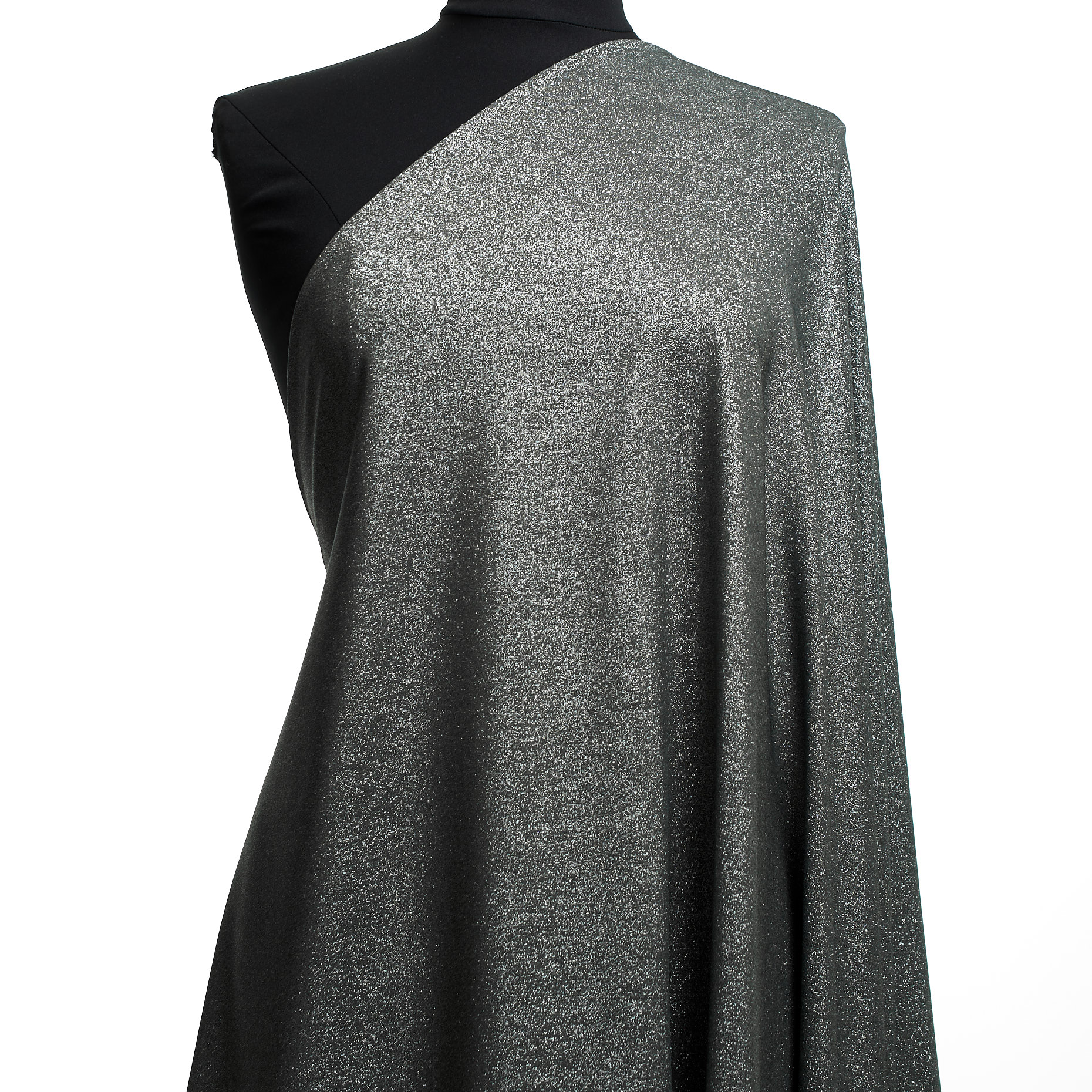 Jersey, Wiskoza, Lurex, Silver (F000046004) - Manekin