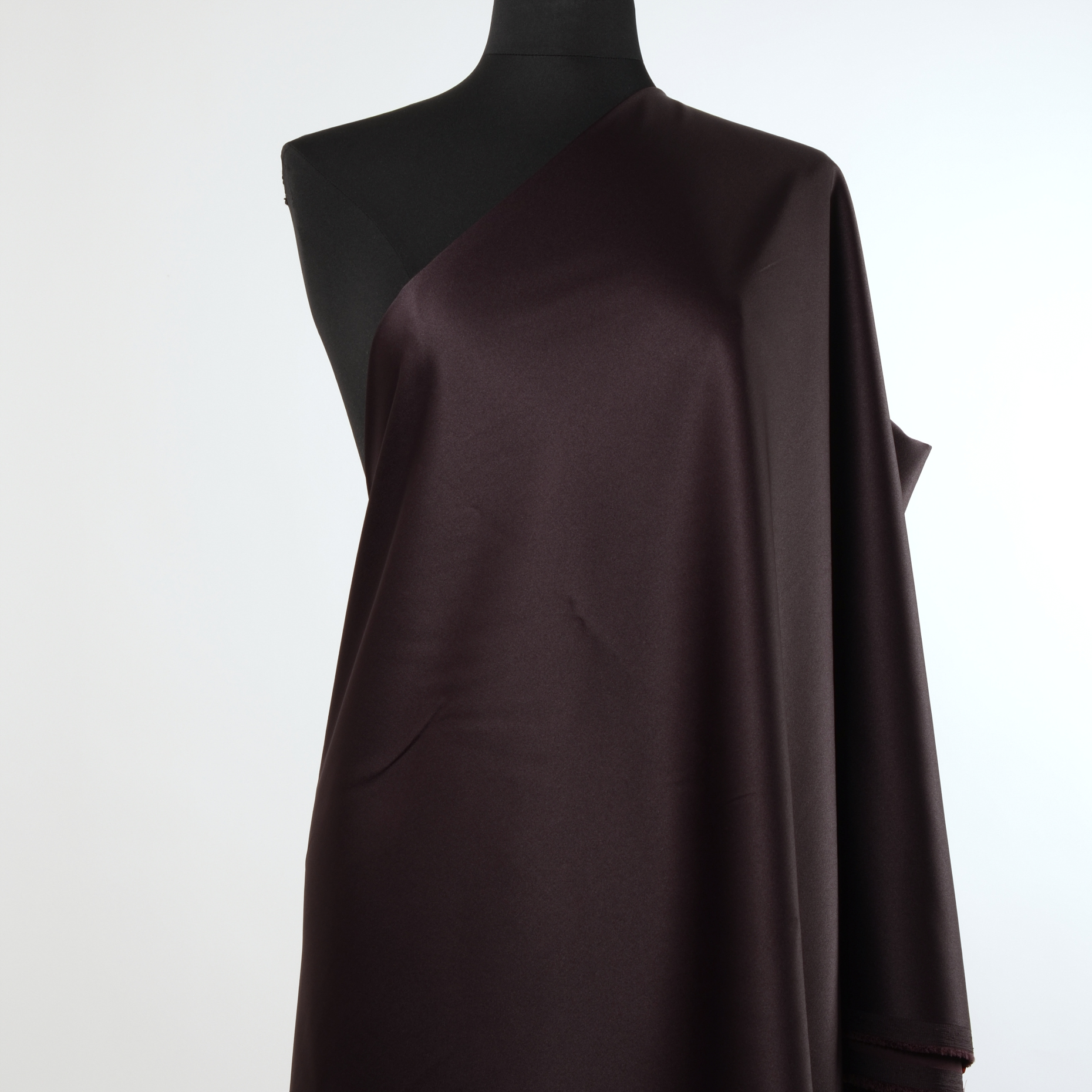SATIN, ELASTIC, DARK PLUM (F000014355) - Mannequin